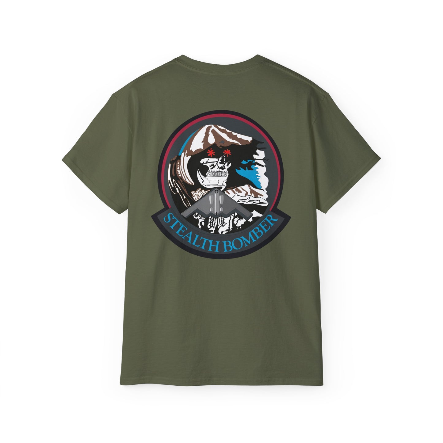 Unisex Ultra Cotton Tee - USAF - B2 - Grim Reaper - Stealth Bomber wo txt X 300