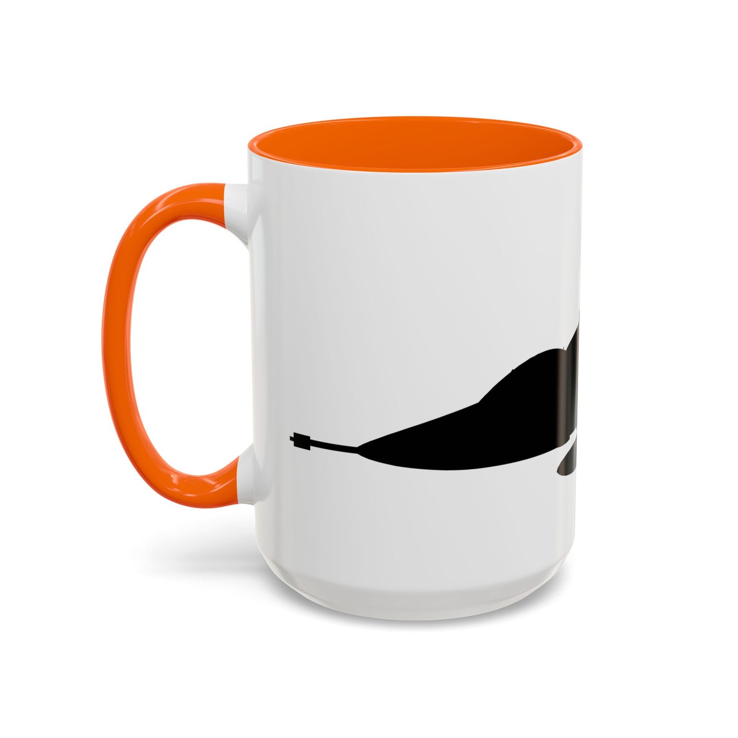 Accent Coffee Mug (11oz & 15oz) - Aircraft - A-4 SkyHawk - Silhouette X 300