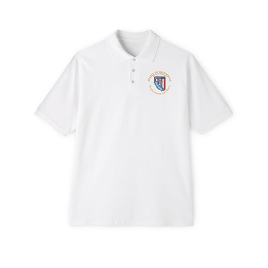 Men's Piqué Polo - USAF - B2 - Spirit of California - Stealth Bomber X 300