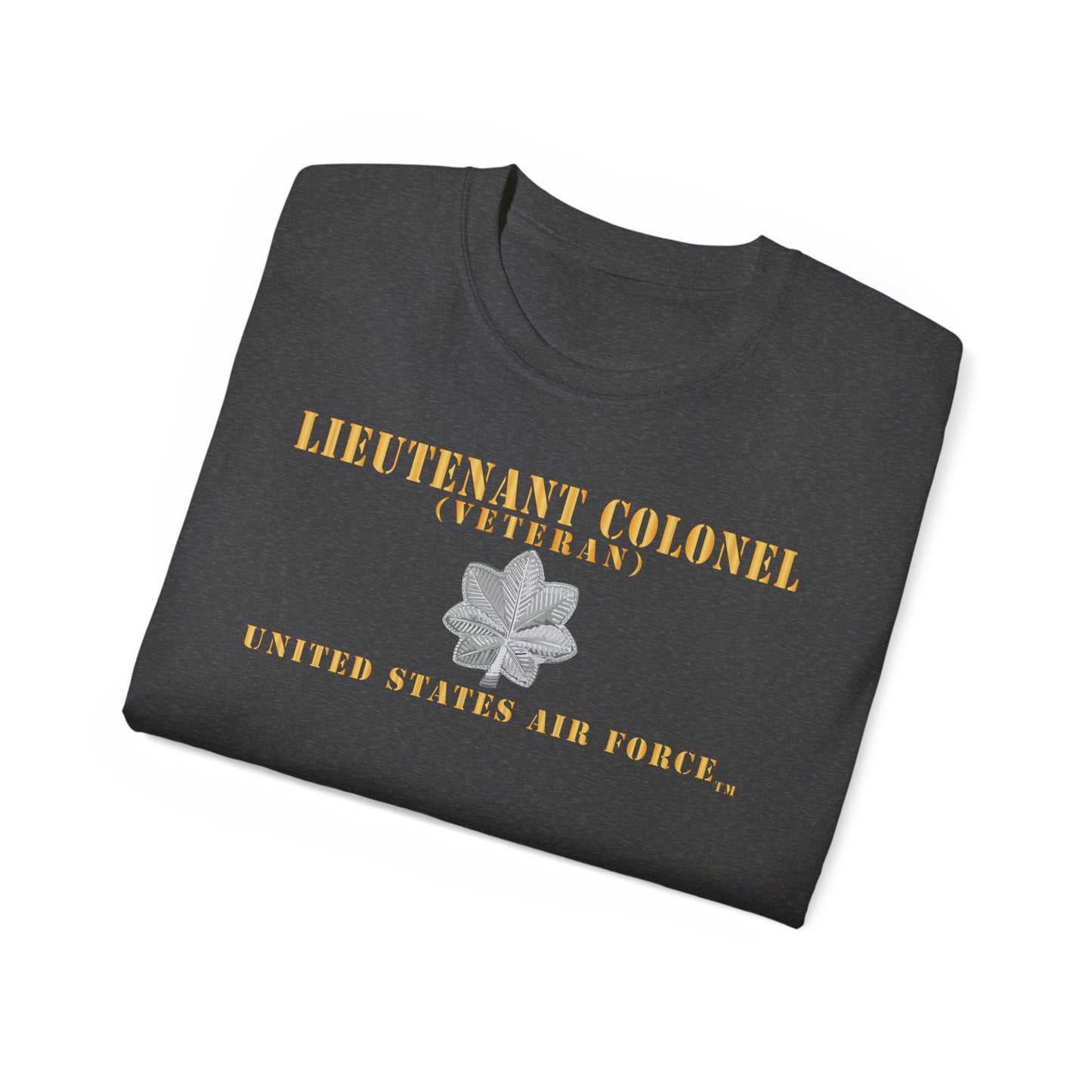Unisex Ultra Cotton Tee - USAF - Lieutenant Colonel - LTC - Veteran - Flat - TM X 300
