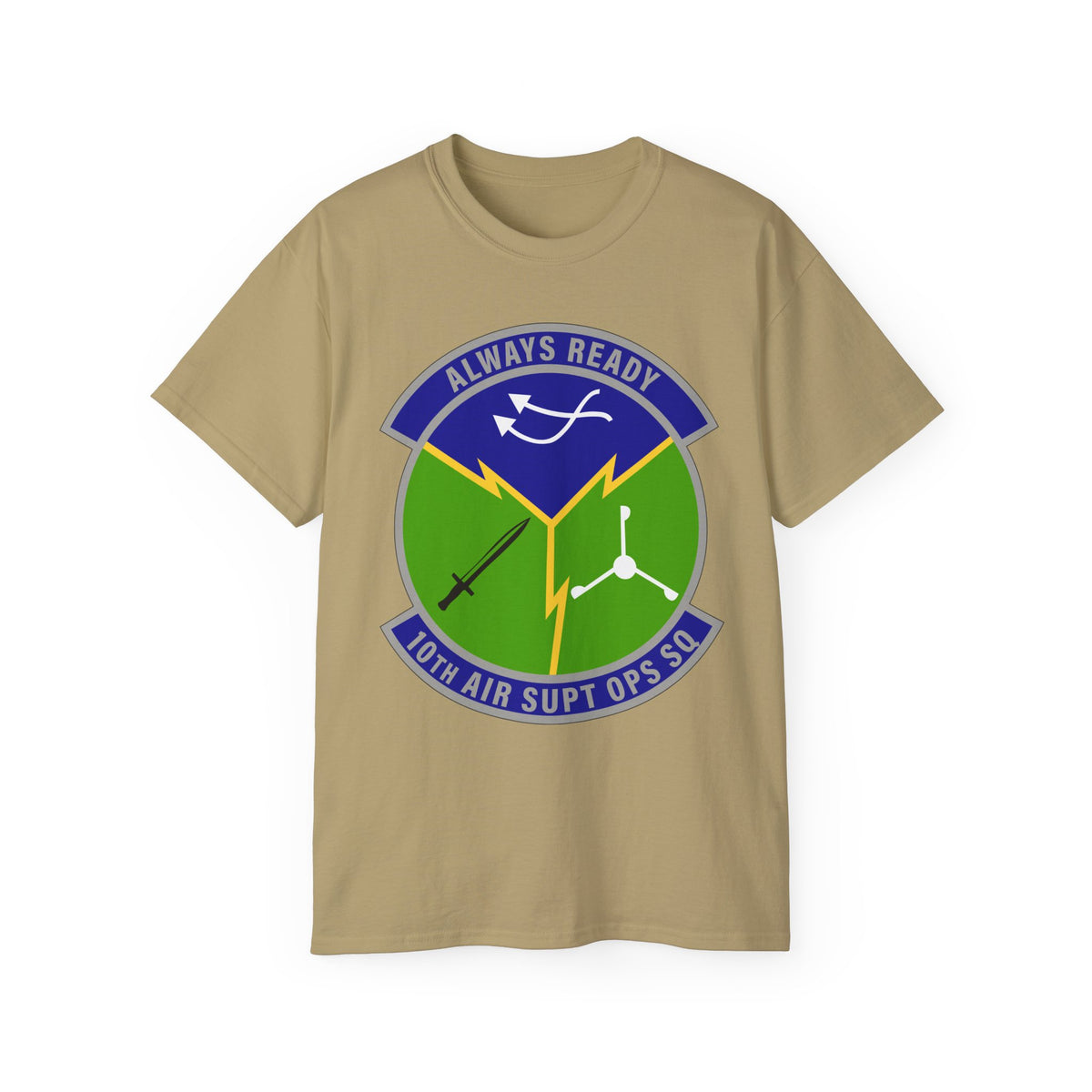 Unisex Ultra Cotton Tee - USAF - 10th Air Support Operations Squadron wo txt