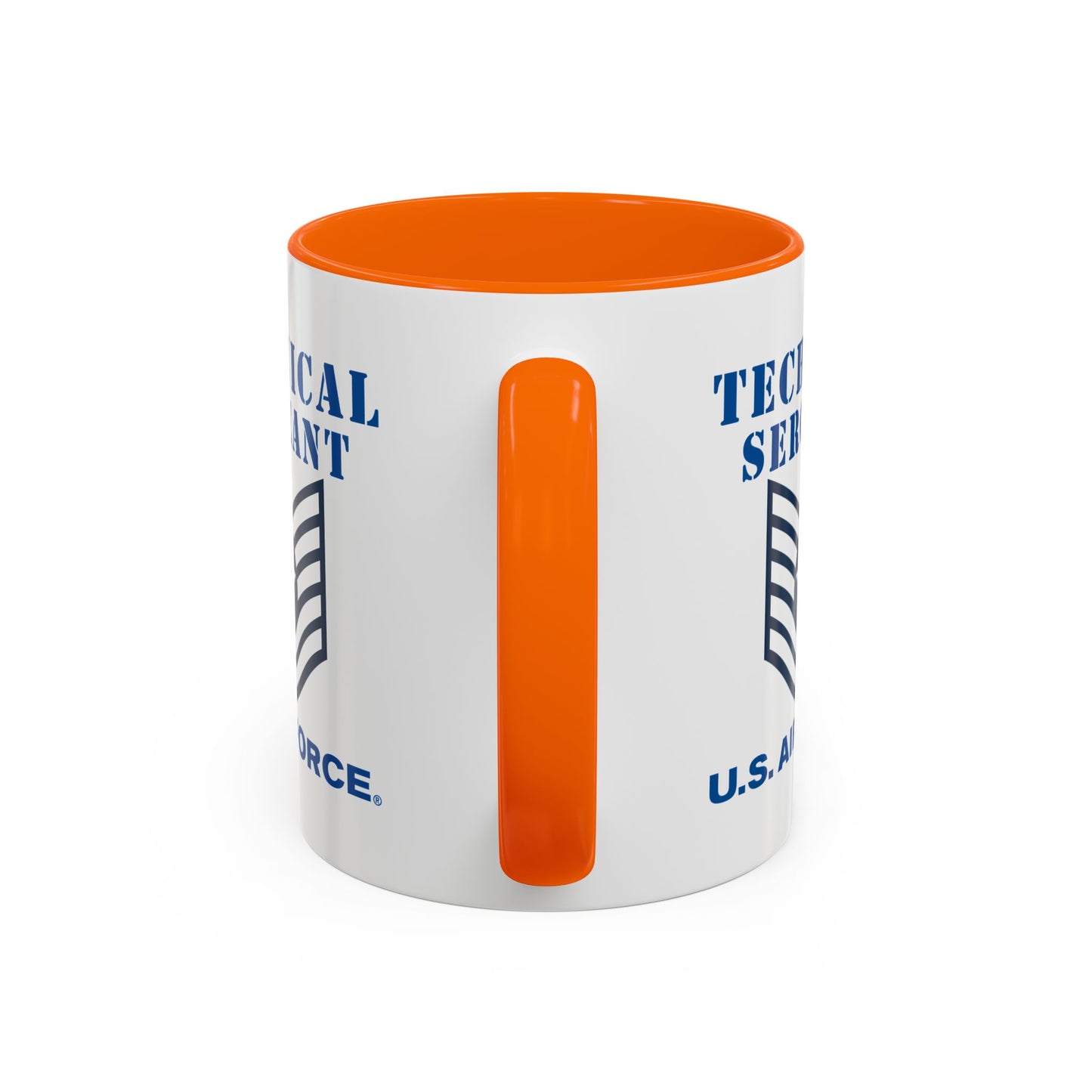 Accent Coffee Mug (11oz & 15oz) - USAF - Technical Sergeant (E6) - 2020 - US Air Force w Text X 300