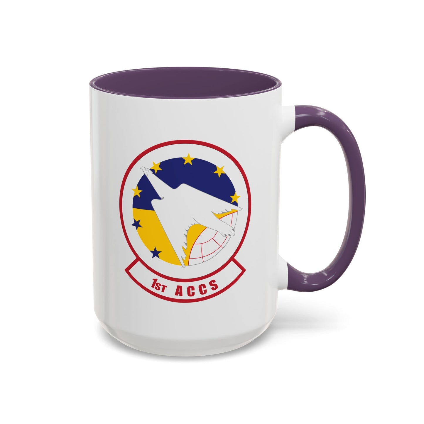 Accent Coffee Mug (11oz & 15oz) - USAF - 1st Airborne Command Control Squadron (ACC) wo txt X 300