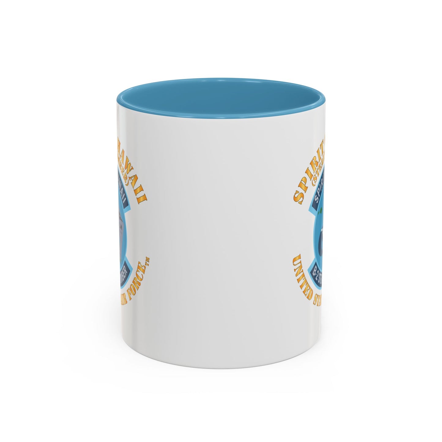 Accent Coffee Mug (11oz & 15oz) - USAF - B2 - Spirit of Hawaii - Stealth Bomber X 300