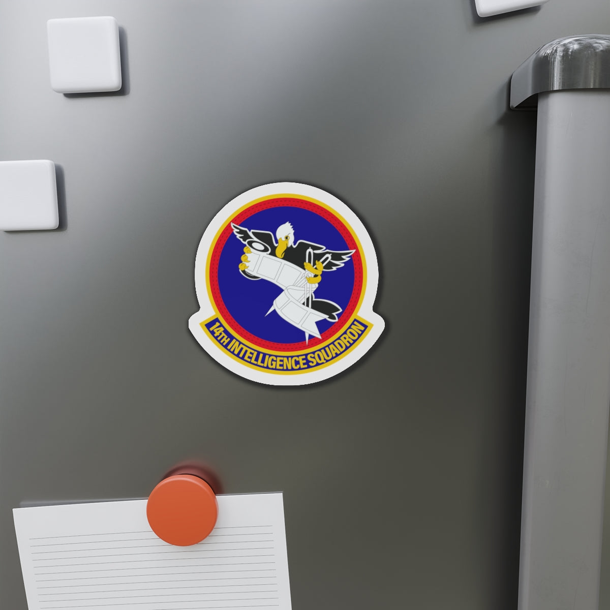 Die-Cut Magnet - USAF - 14th Intelligence Squadron wo txt