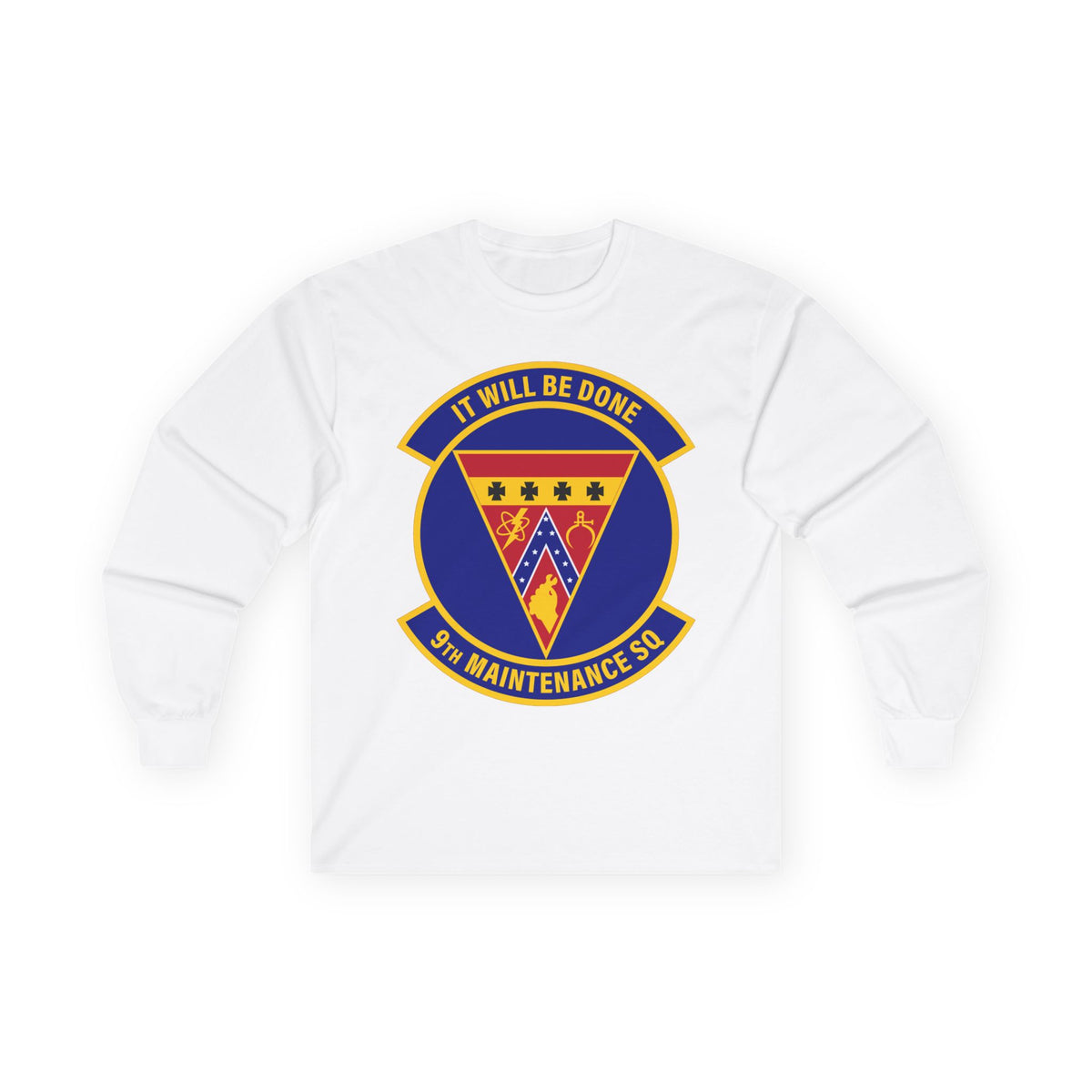 Unisex Ultra Cotton Long Sleeve Tee - USAF - 9th Maintenance Squadron wo txt X 300