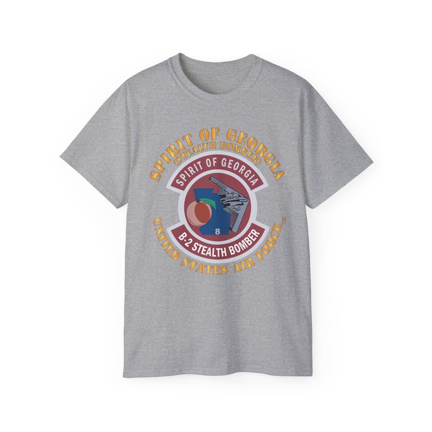 Unisex Ultra Cotton Tee - USAF - B2 - Spirit of Georgia - Stealth Bomber X 300