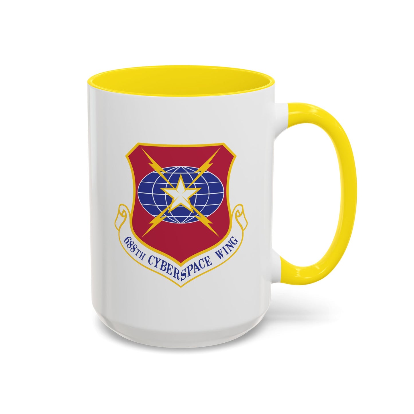 Accent Coffee Mug (11oz & 15oz) - USAF - 688th Cyberspace Wing wo Txt X 300