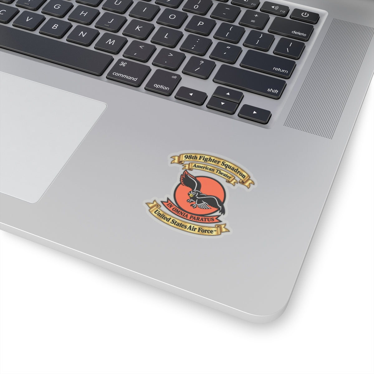 Kiss-Cut Stickers - 98th Fighter-Interceptor Squadron - SSI - American Theater - USAAF - 3D - Transparent