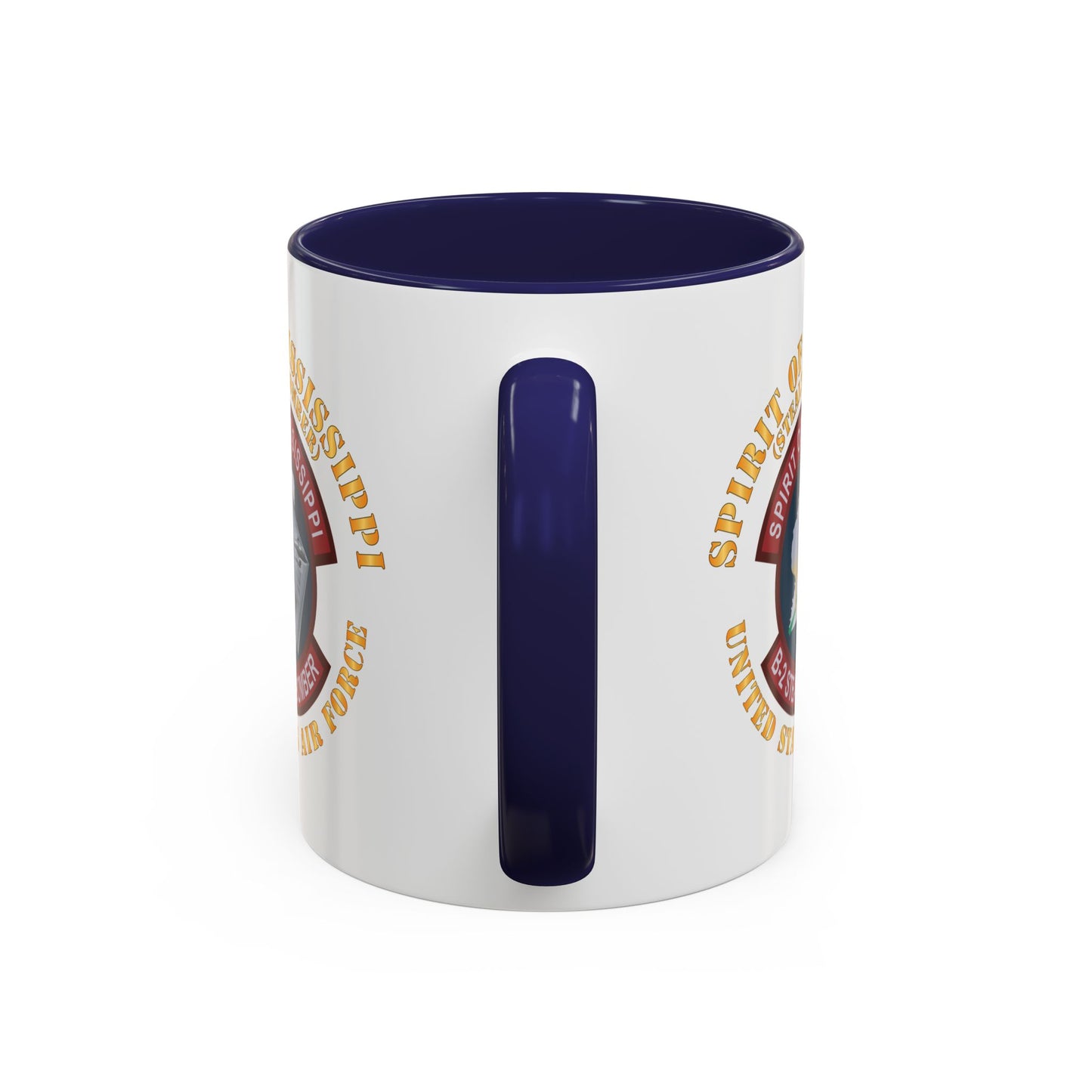 Accent Coffee Mug (11oz & 15oz) - USAF - B2 - Spirit of Mississippi - Stealth Bomber X 300