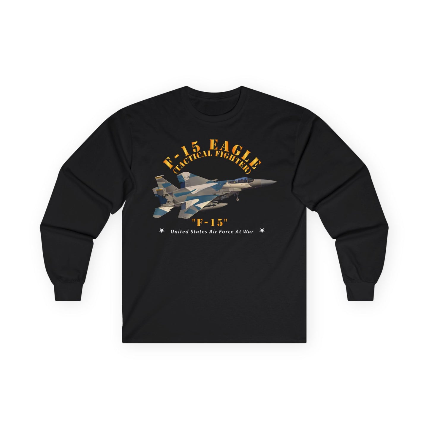 Unisex Ultra Cotton Long Sleeve Tee - USAF - F15 Eagle - F15