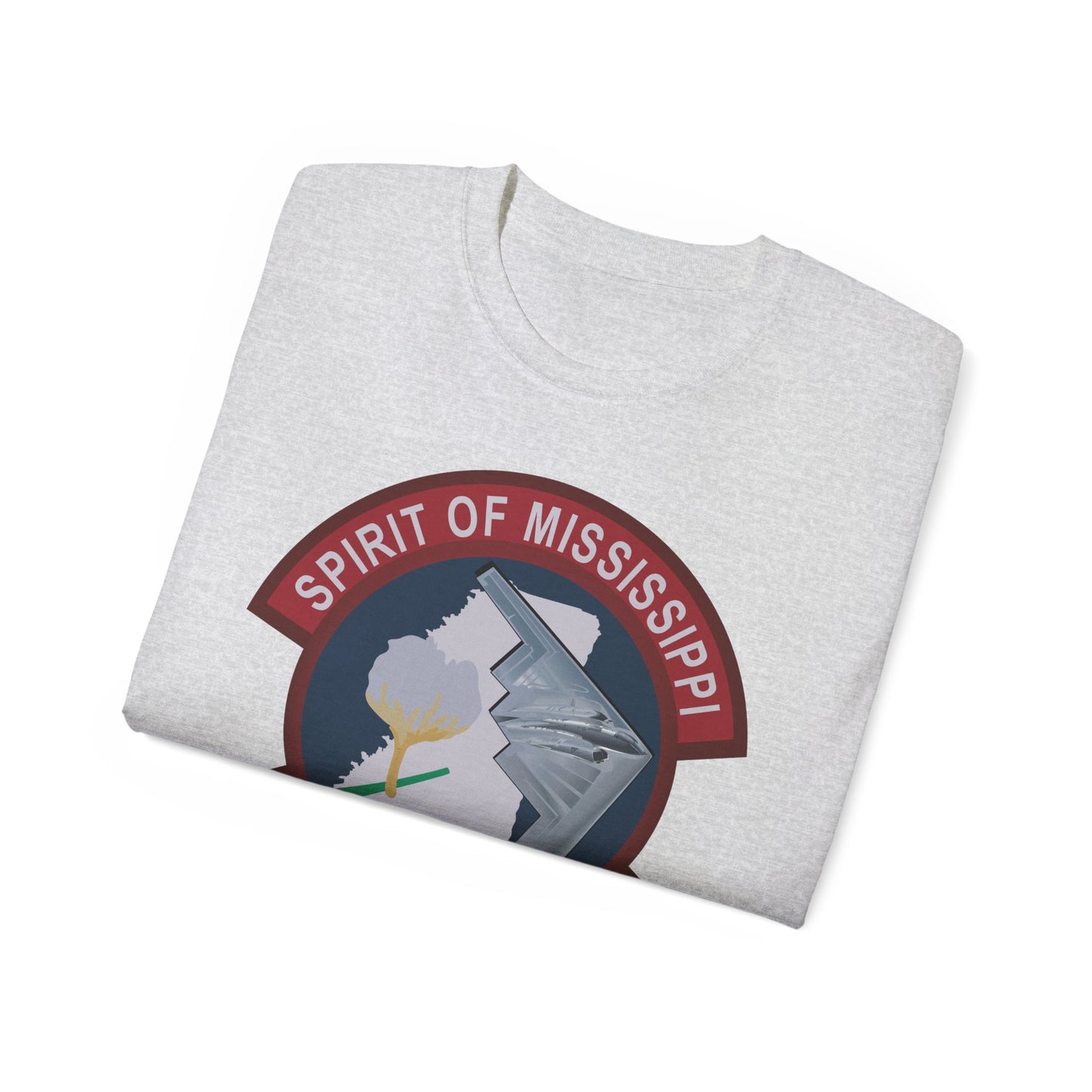 Unisex Ultra Cotton Tee - USAF - B2 - Spirit of Mississippi - Stealth Bomber wo txt X 300