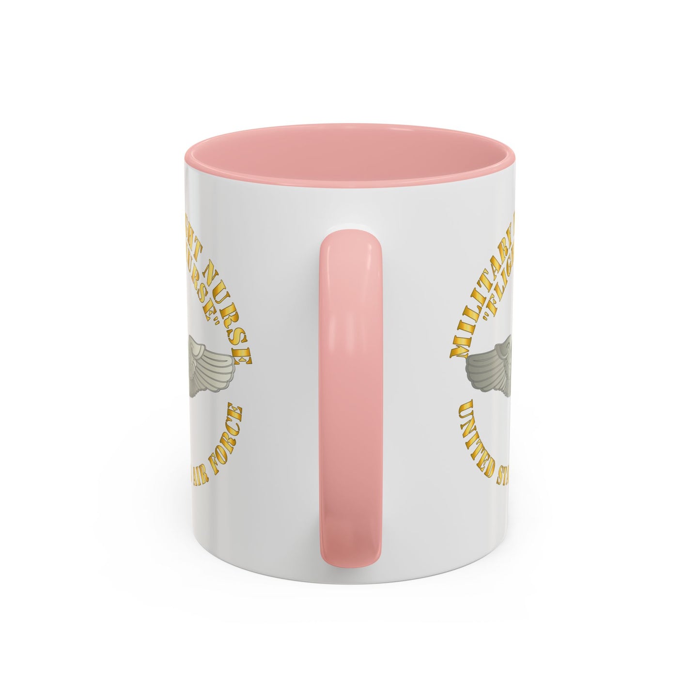 Accent Coffee Mug (11oz & 15oz) - USAF - Military Flight Nurse - Flight Nurse - Basic
