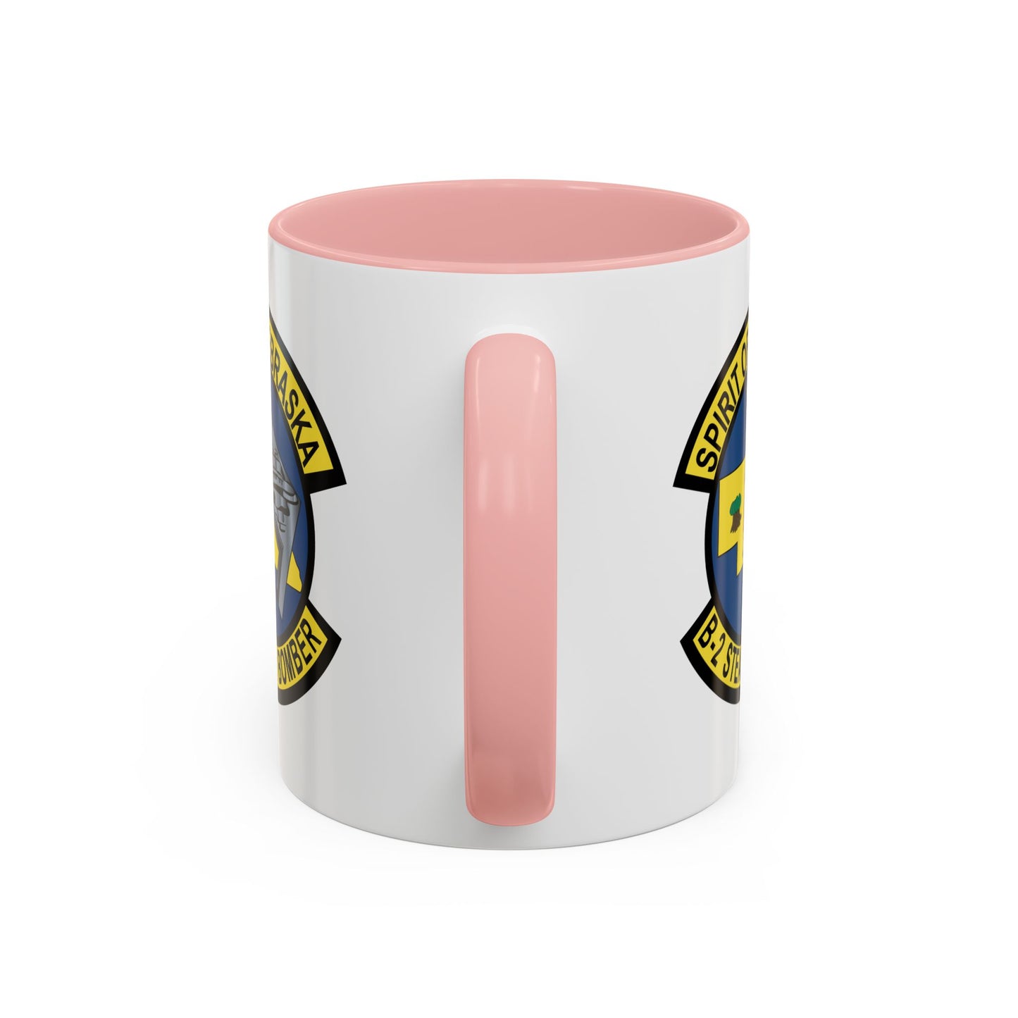 Accent Coffee Mug (11oz & 15oz) - USAF - B2 - Spirit of Nebraska - Stealth Bomber wo txt X 300