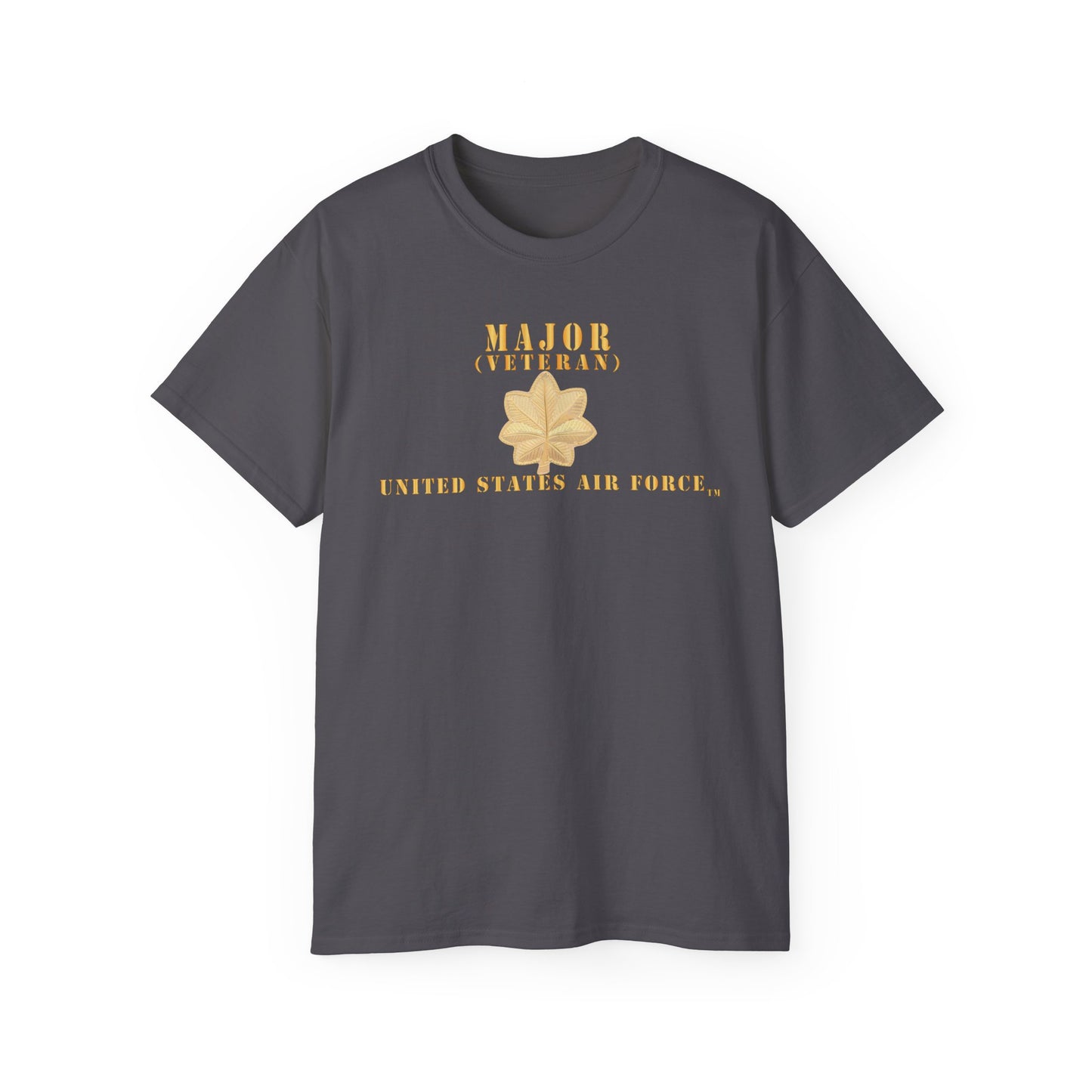 Unisex Ultra Cotton Tee - USAF - Major - MAJ - Veteran X 300