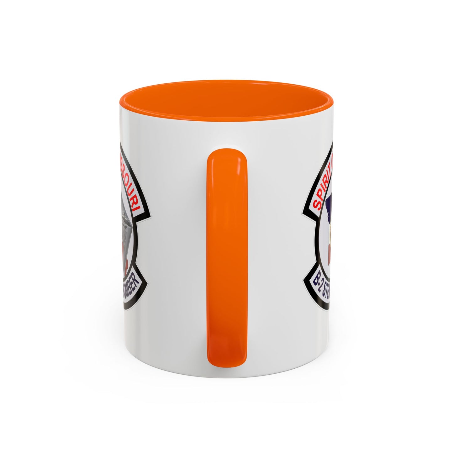 Accent Coffee Mug (11oz & 15oz) - USAF - B2 - Spirit of Missouri - Stealth Bomber wo Txt