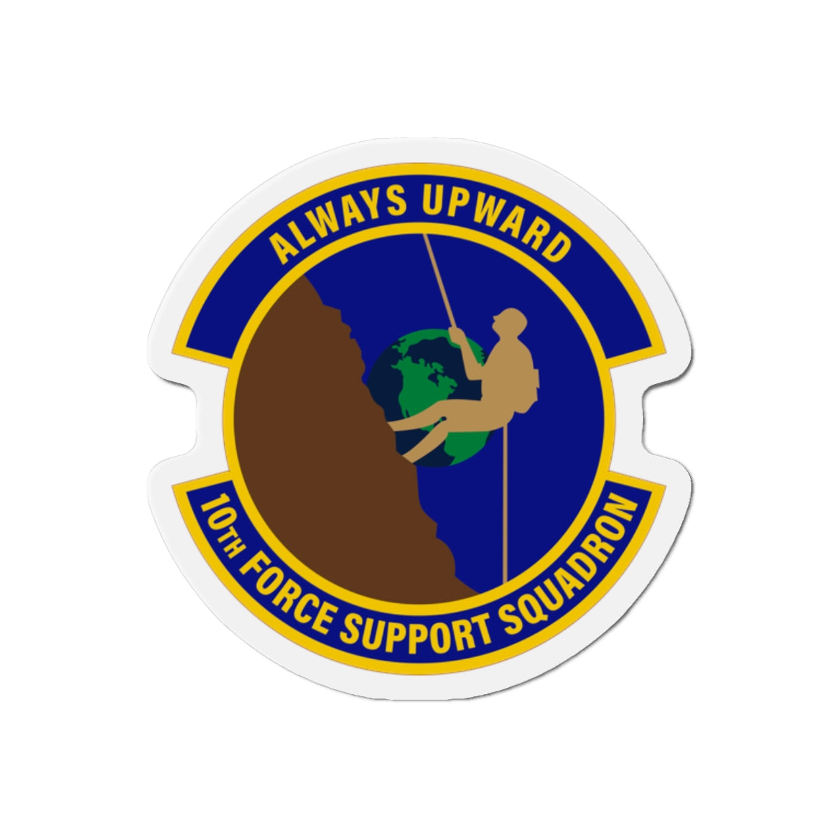 Die-Cut Magnet - USAF - 10th Force Support Squadron wo txt