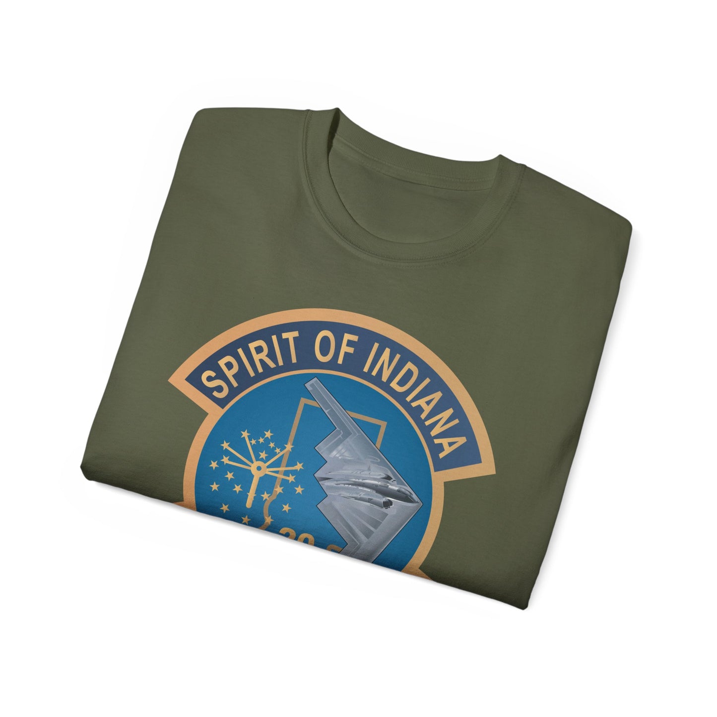 Unisex Ultra Cotton Tee - USAF - B2 - Spirit of Indiana - Stealth Bomber wo txt X 300