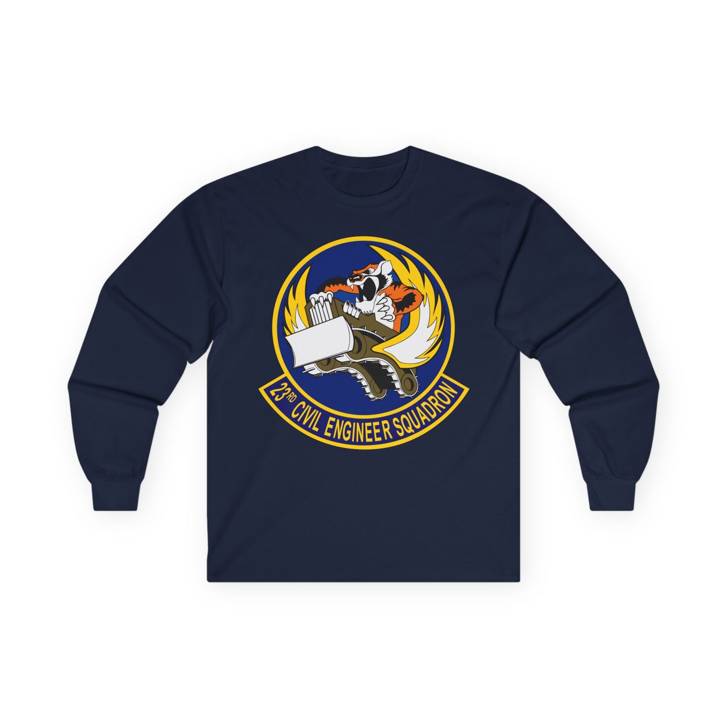 Unisex Ultra Cotton Long Sleeve Tee - USAF - 23d Civil Engineer Squadron wo Txt