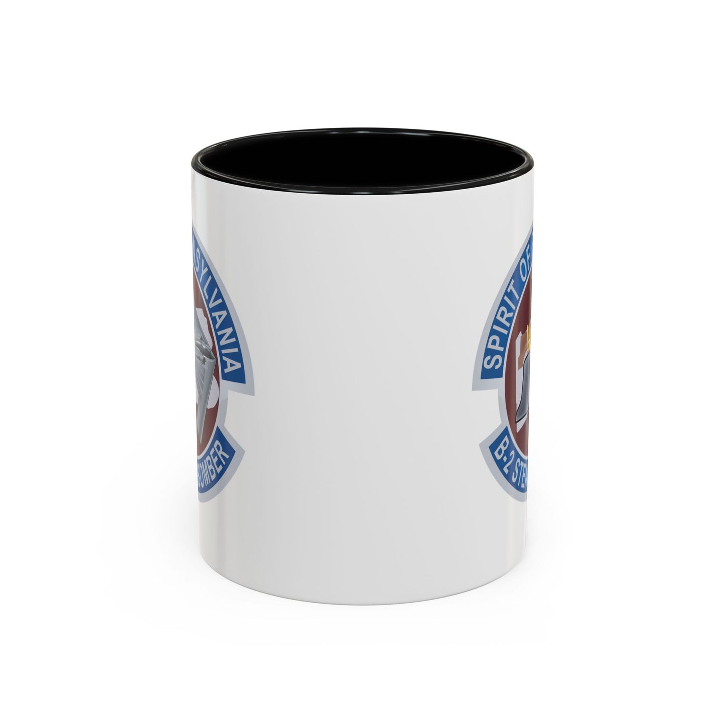 Accent Coffee Mug (11oz & 15oz) - USAF - B2 - Spirit of Pennsylvania Stealth Bomber wo Txt X 300
