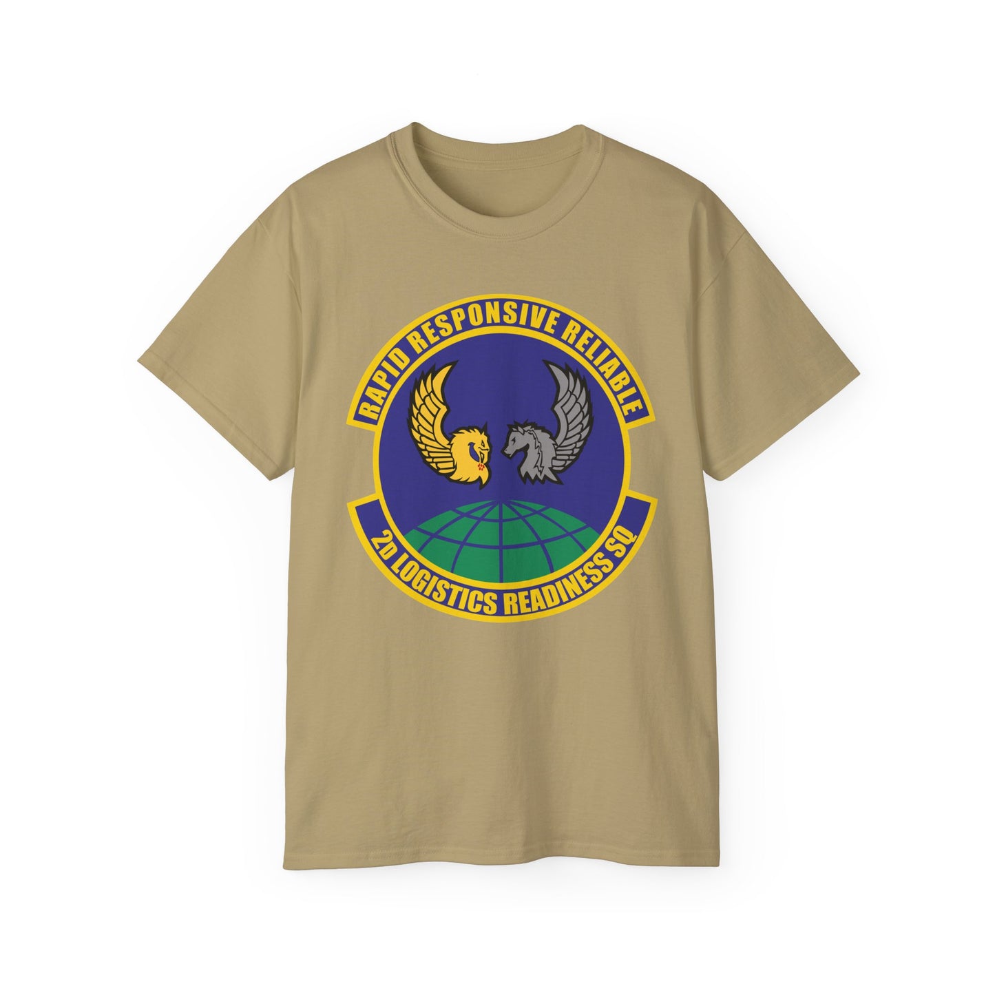 Unisex Ultra Cotton Tee - USAF - 2d Logistics Readiness Squadron wo txt