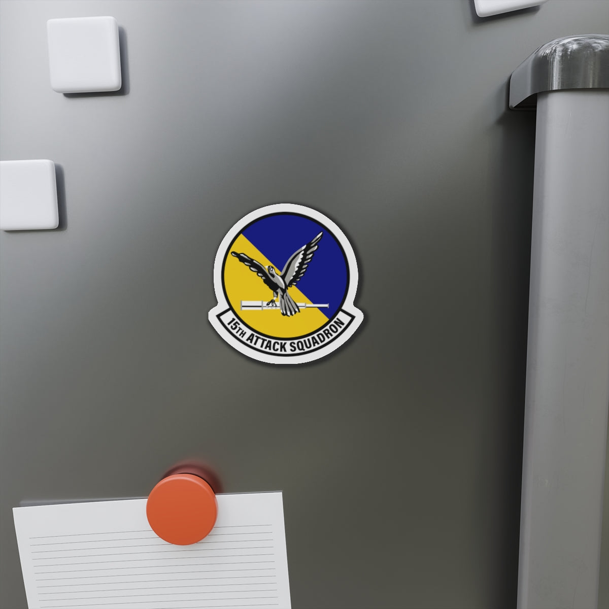 Die-Cut Magnet - USAF - 15th Attack Squadron wo txt