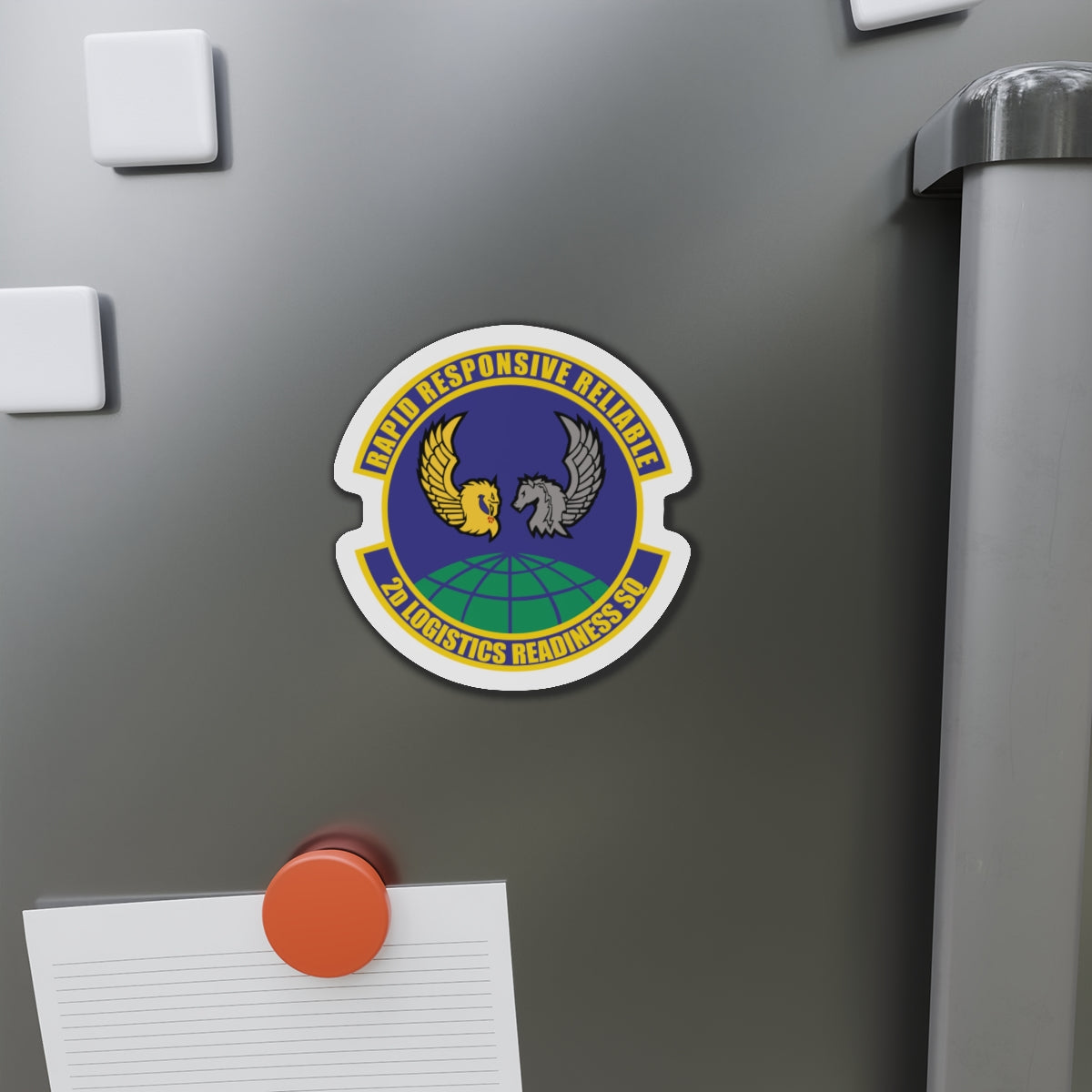 Die-Cut Magnet - USAF - 2d Logistics Readiness Squadron wo txt