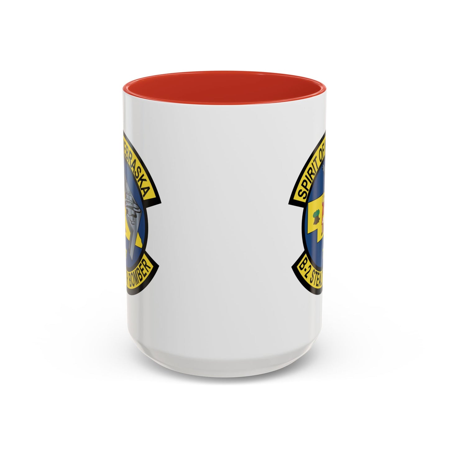 Accent Coffee Mug (11oz & 15oz) - USAF - B2 - Spirit of Nebraska - Stealth Bomber wo txt X 300