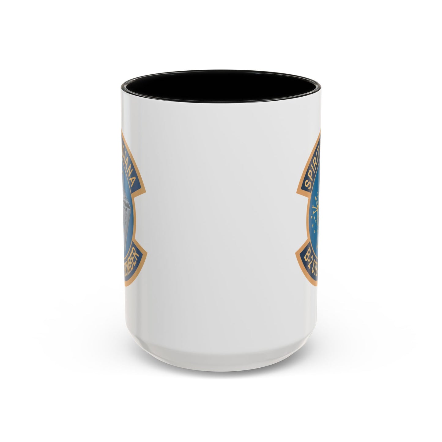 Accent Coffee Mug (11oz & 15oz) - USAF - B2 - Spirit of Indiana - Stealth Bomber wo txt X 300