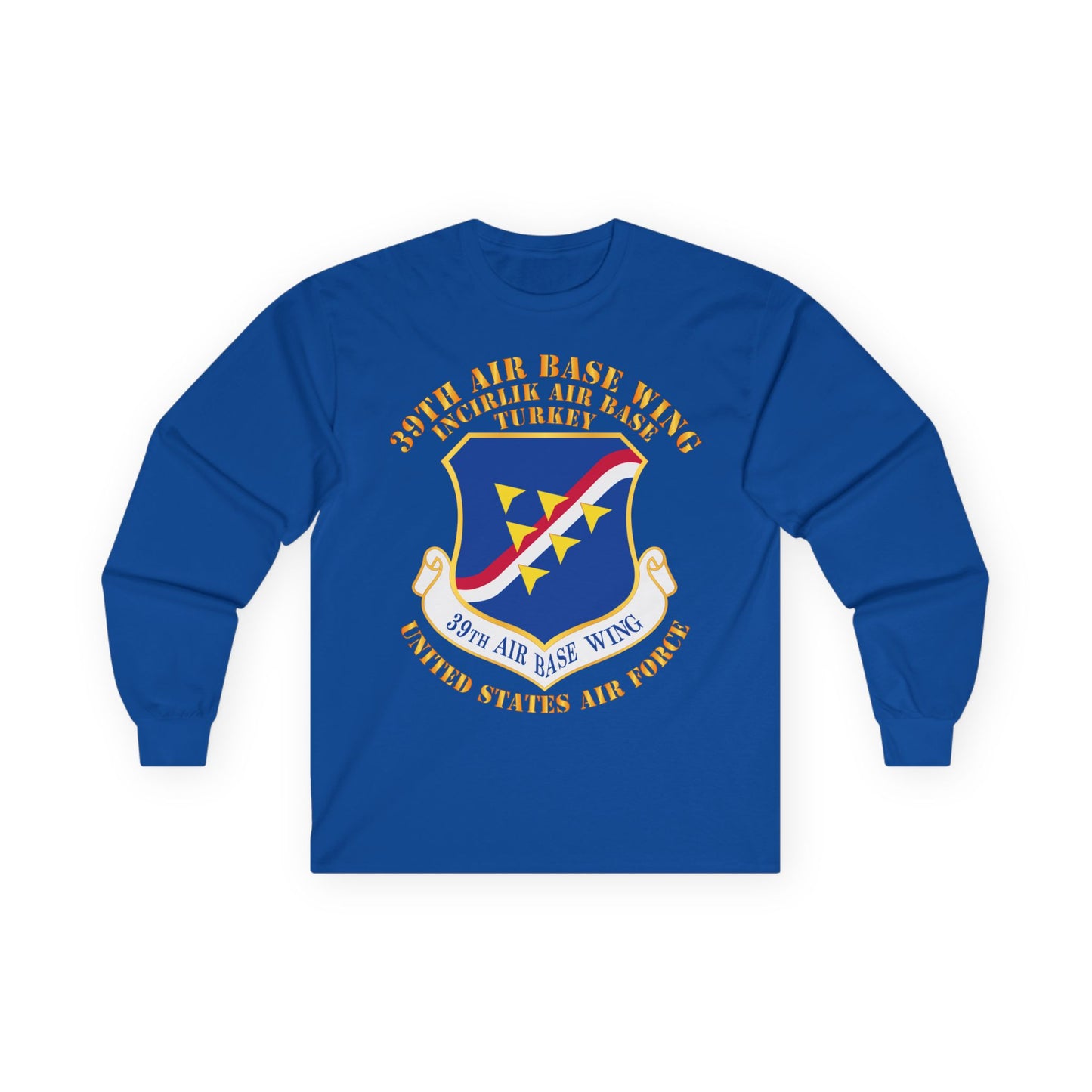 Unisex Ultra Cotton Long Sleeve Tee - USAF - 39th Airbase Wing - 3rd AF - Incirlik Air Base - Turkey