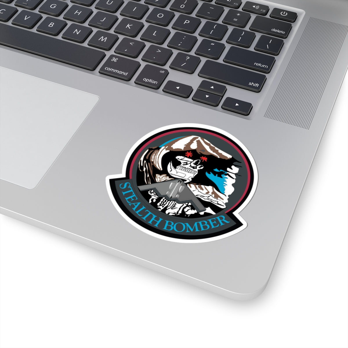 Kiss-Cut Stickers - USAF - B2 - Grim Reaper - Stealth Bomber wo txt X 300