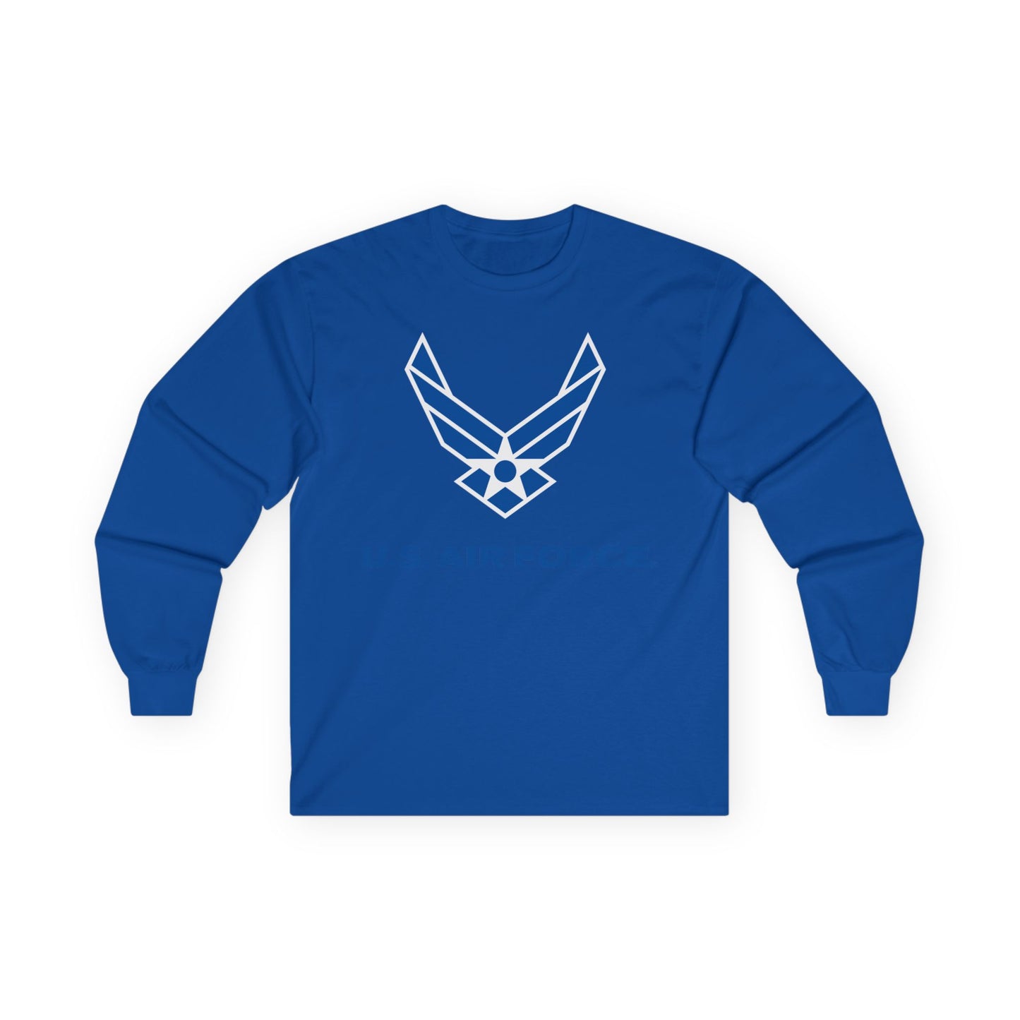 Unisex Ultra Cotton Long Sleeve Tee - USAF Logo, TM Txt - U S Air Force X 300