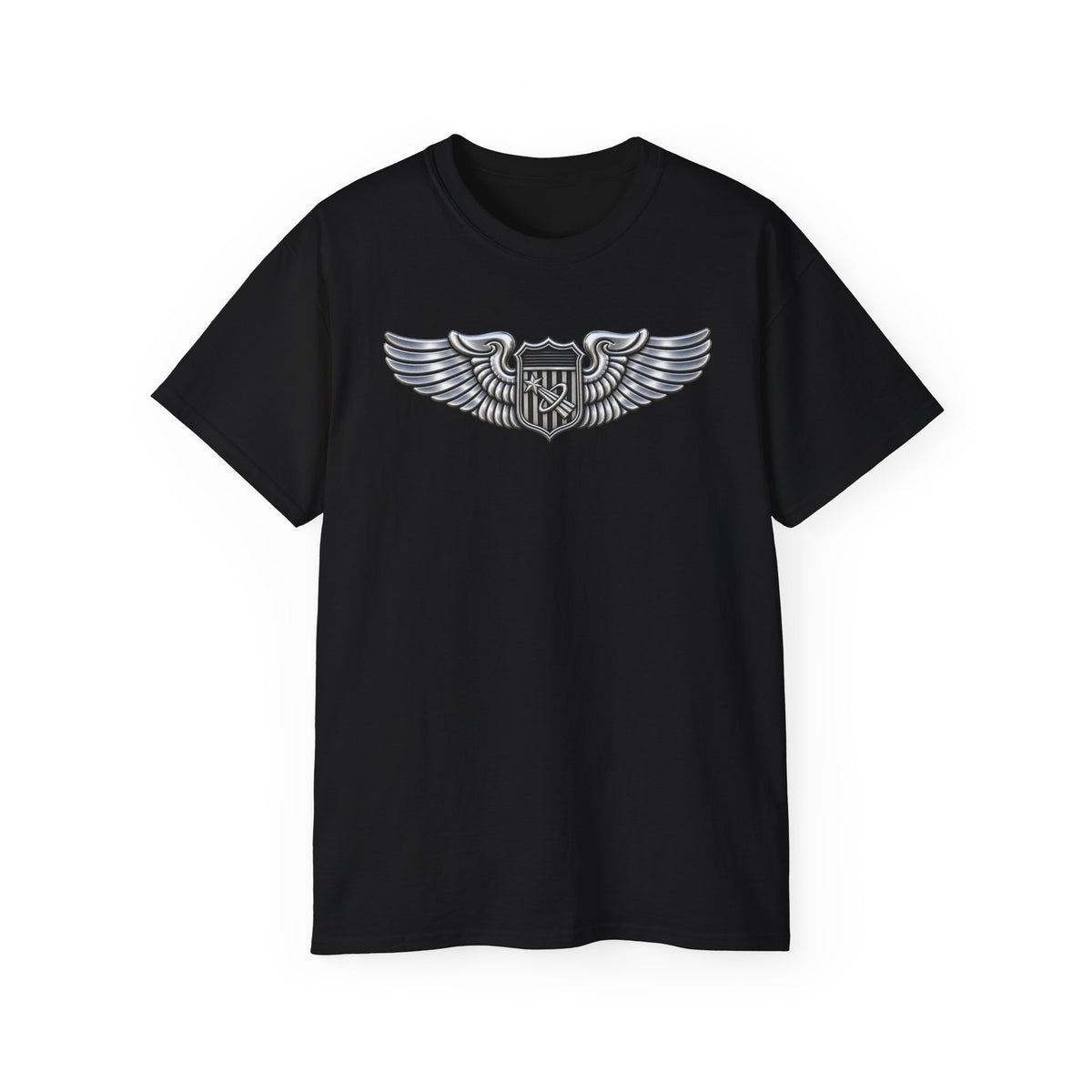 Unisex Ultra Cotton Tee - USAF - Basic Astronaut Badge wo txt - 3D - Enhanced