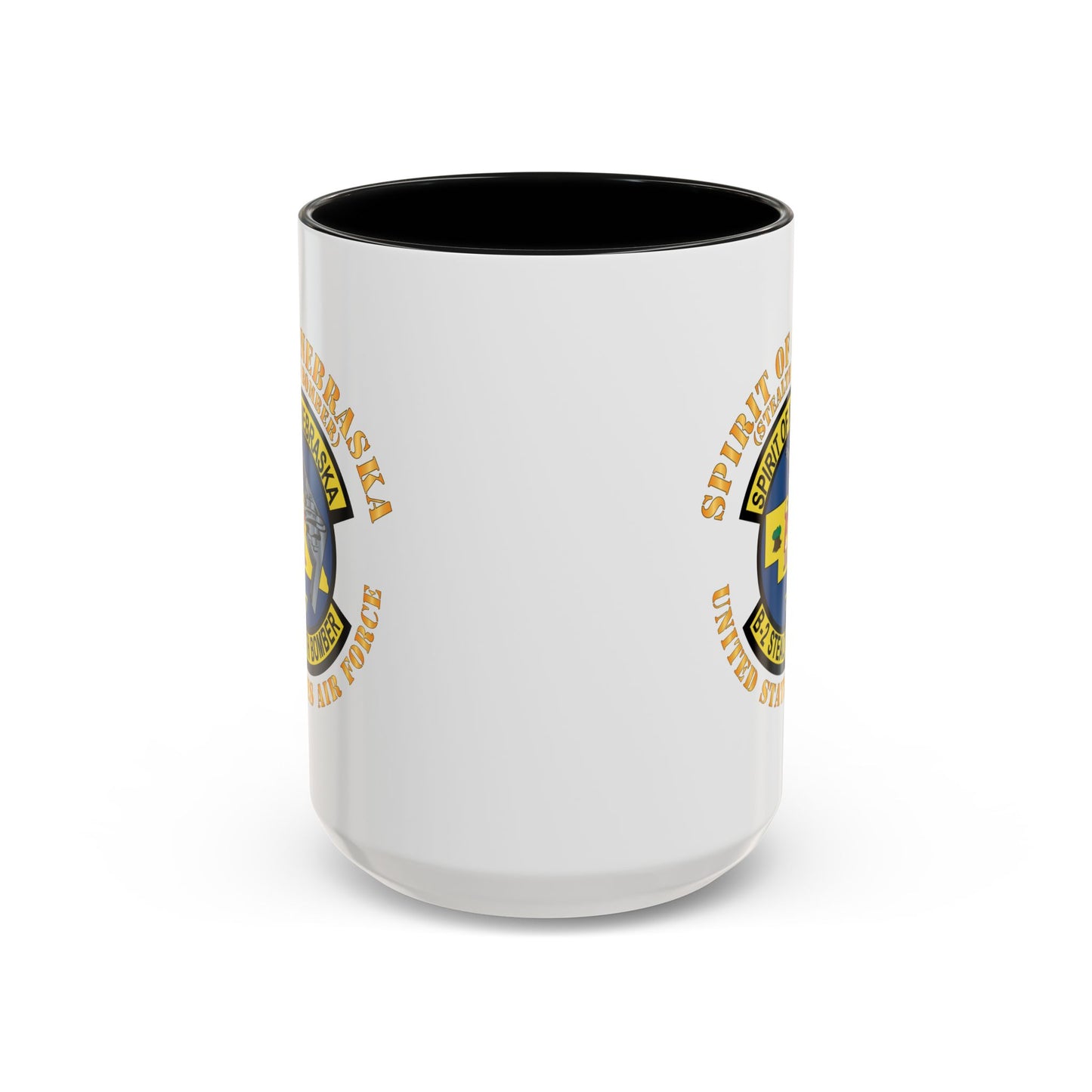 Accent Coffee Mug (11oz & 15oz) - USAF - B2 - Spirit of Nebraska - Stealth Bomber X 300