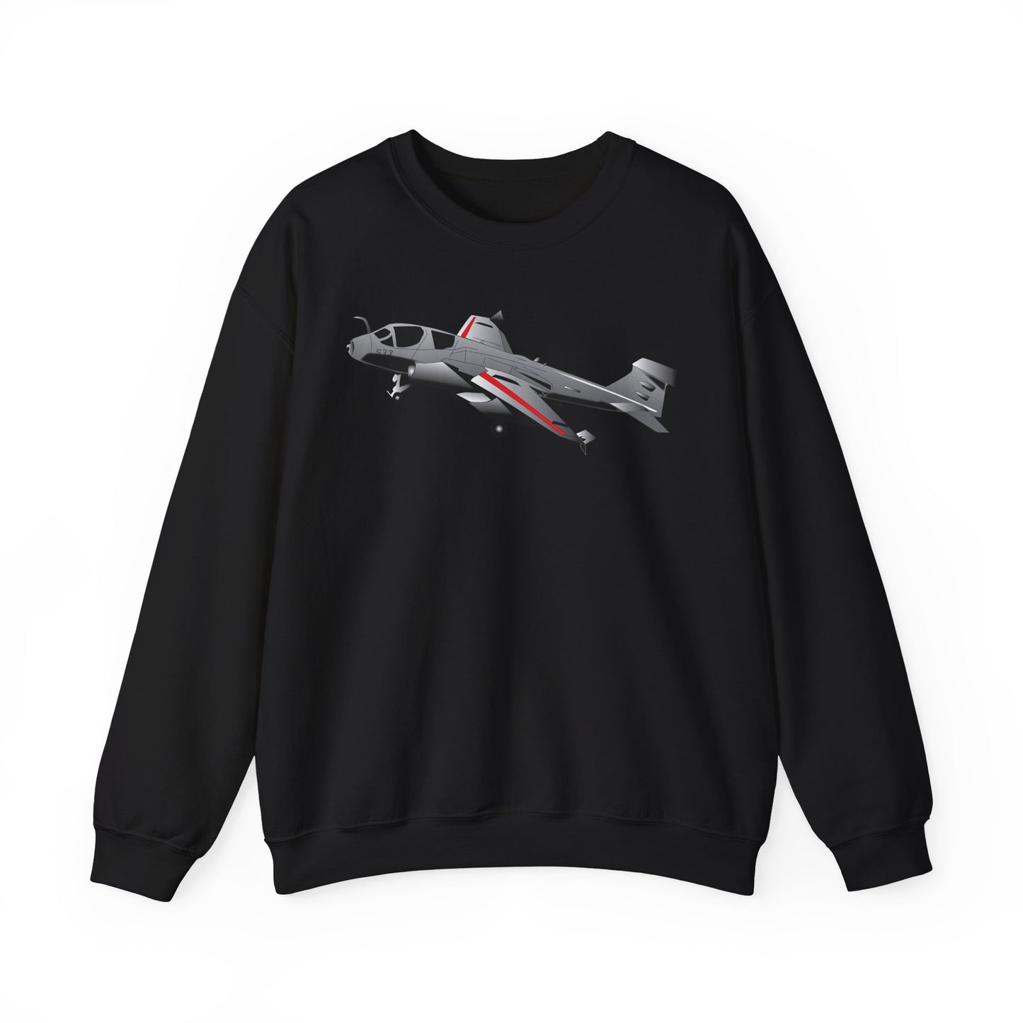 Crewneck Sweatshirt - Aircraft - Navy - A-6A Intruder X 300