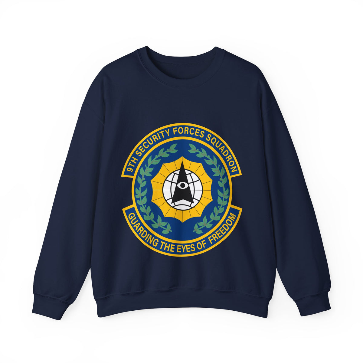Crewneck Sweatshirt - USAF - 9th Security Forces Squadron wo txt X 300
