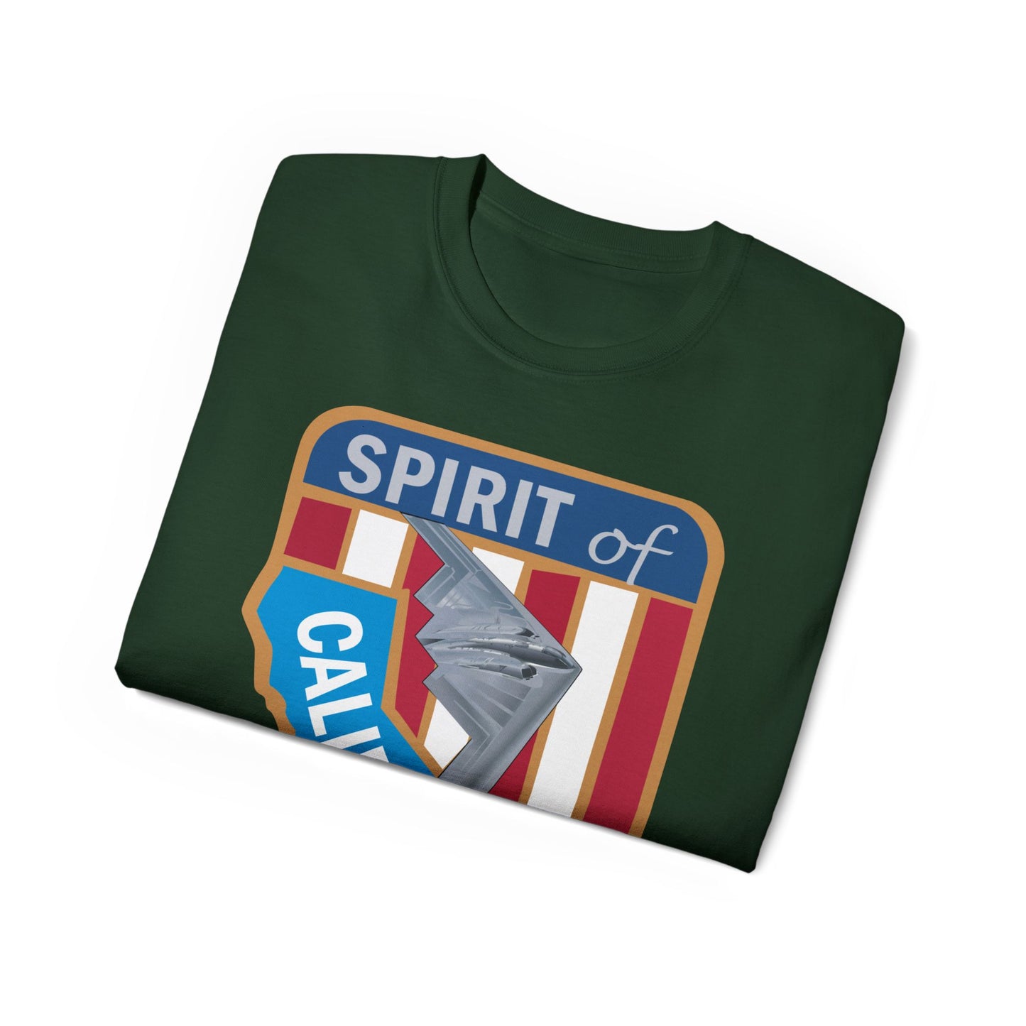 Unisex Ultra Cotton Tee - USAF - B2 - Spirit of California - Stealth Bomber wo txt X 300