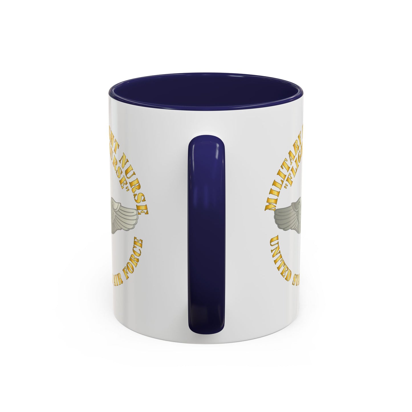 Accent Coffee Mug (11oz & 15oz) - USAF - Military Flight Nurse - Flight Nurse - Basic