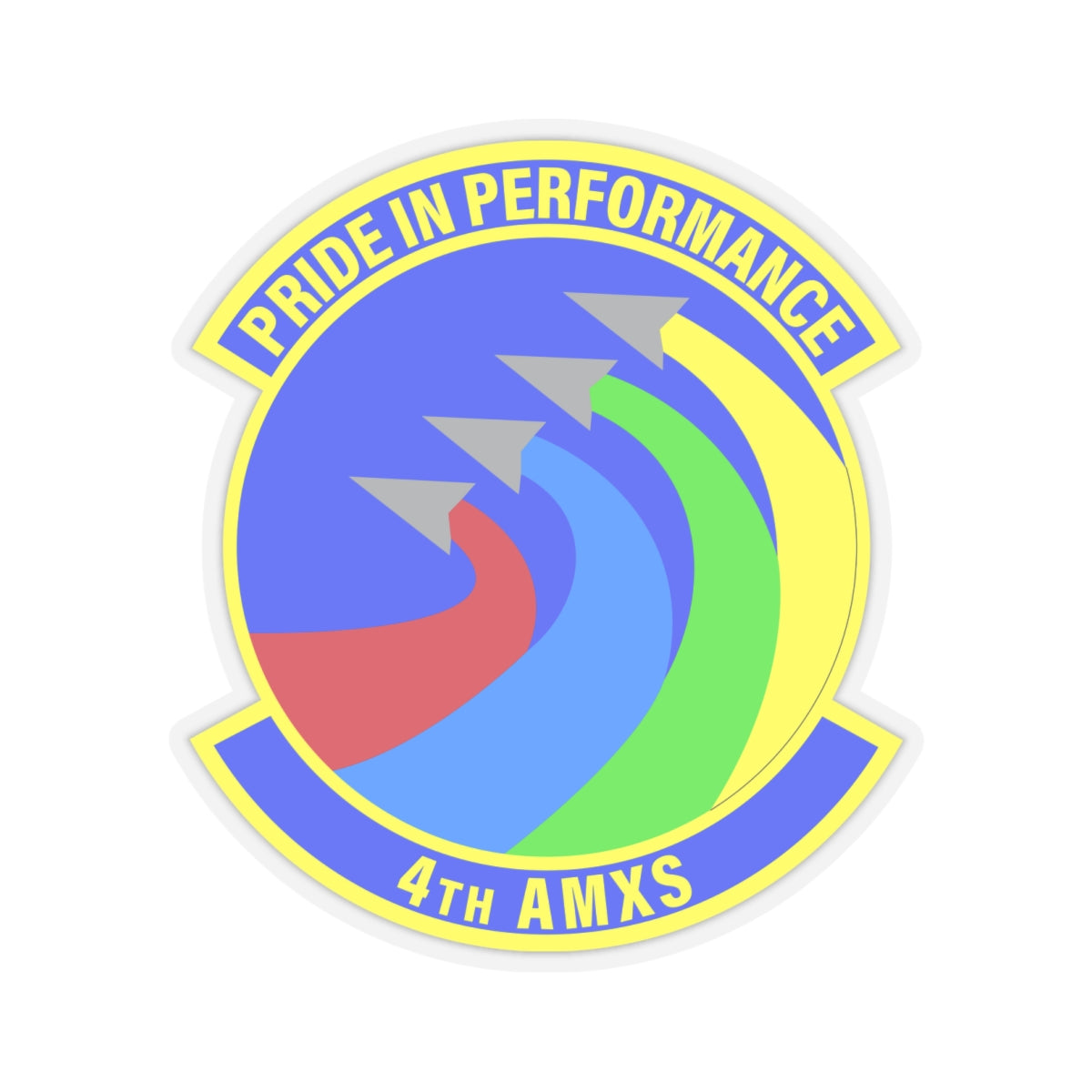 Kiss-Cut Stickers - USAF - 4th Aircraft Maintenance Sq wo txt