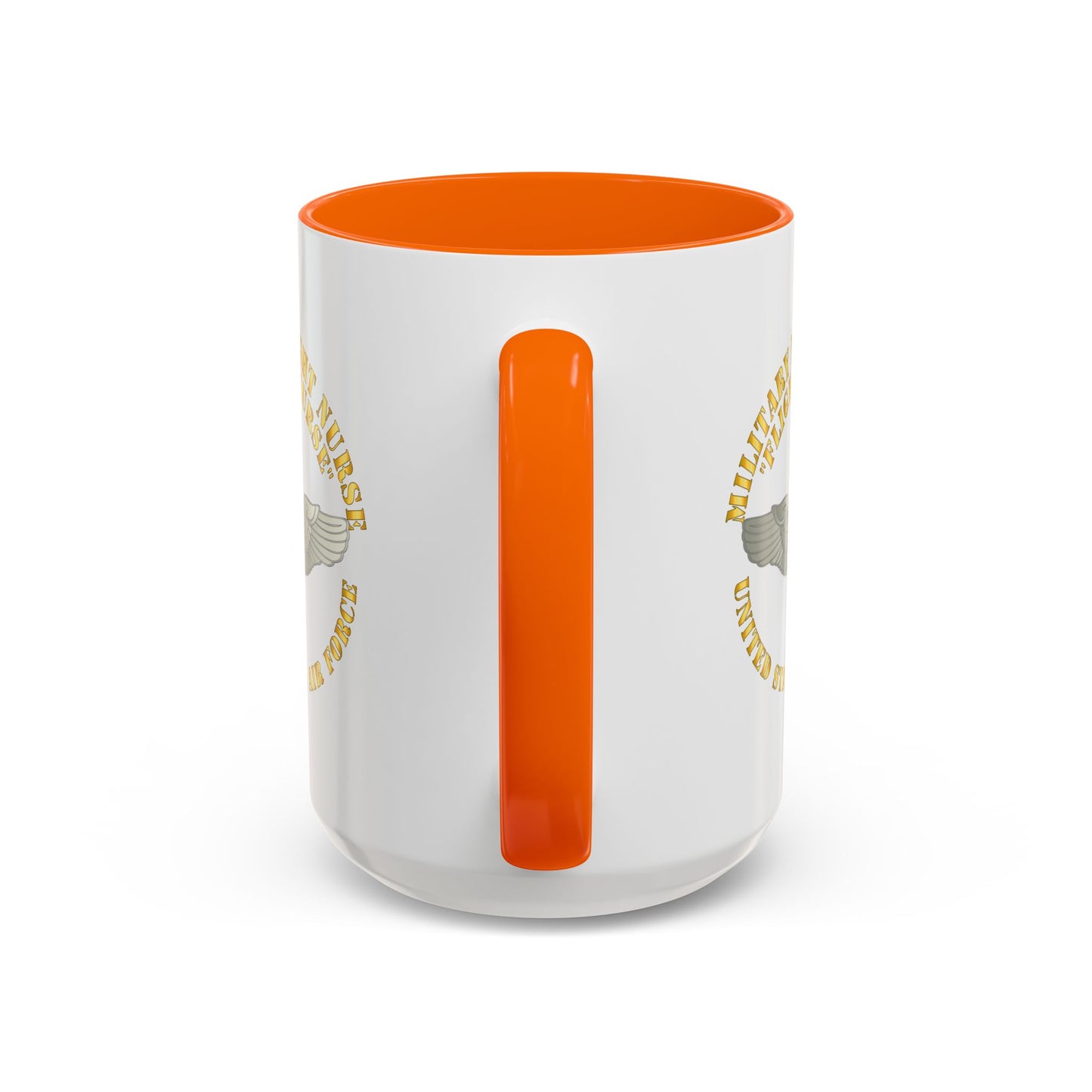 Accent Coffee Mug (11oz & 15oz) - USAF - Military Flight Nurse - Flight Nurse - Basic
