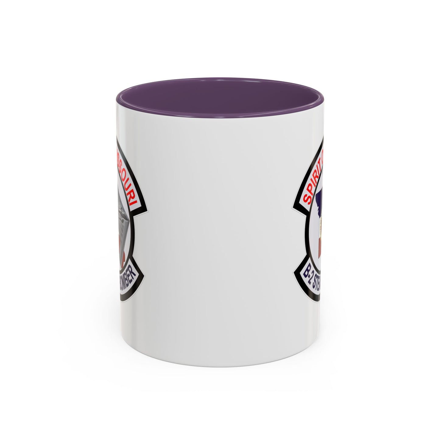 Accent Coffee Mug (11oz & 15oz) - USAF - B2 - Spirit of Missouri - Stealth Bomber wo Txt