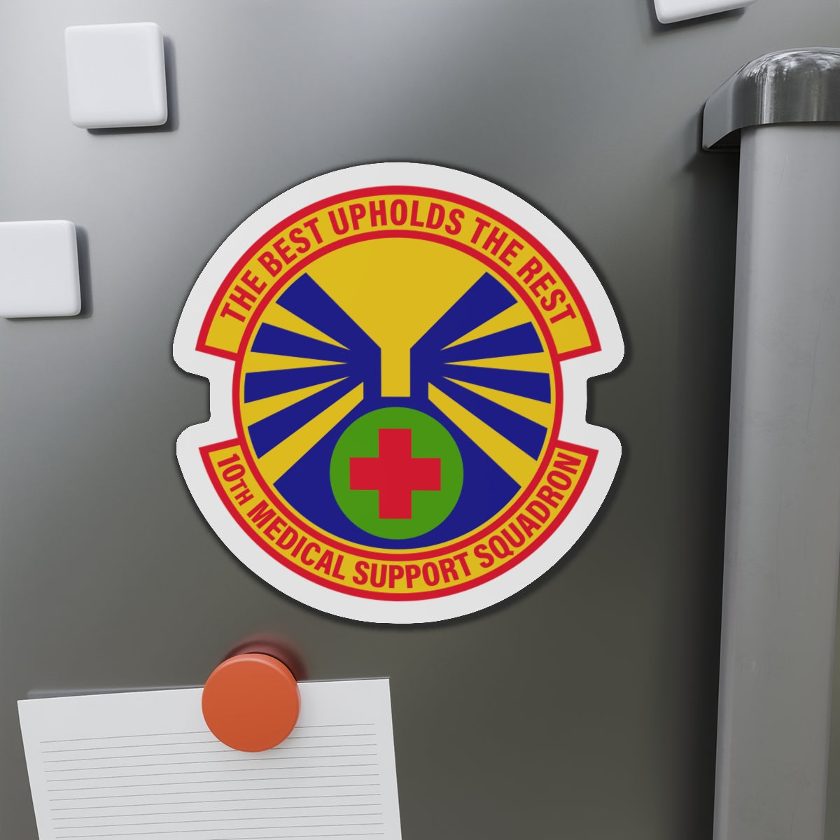 Die-Cut Magnet - USAF - 10th Medical Support Squadron wo txt