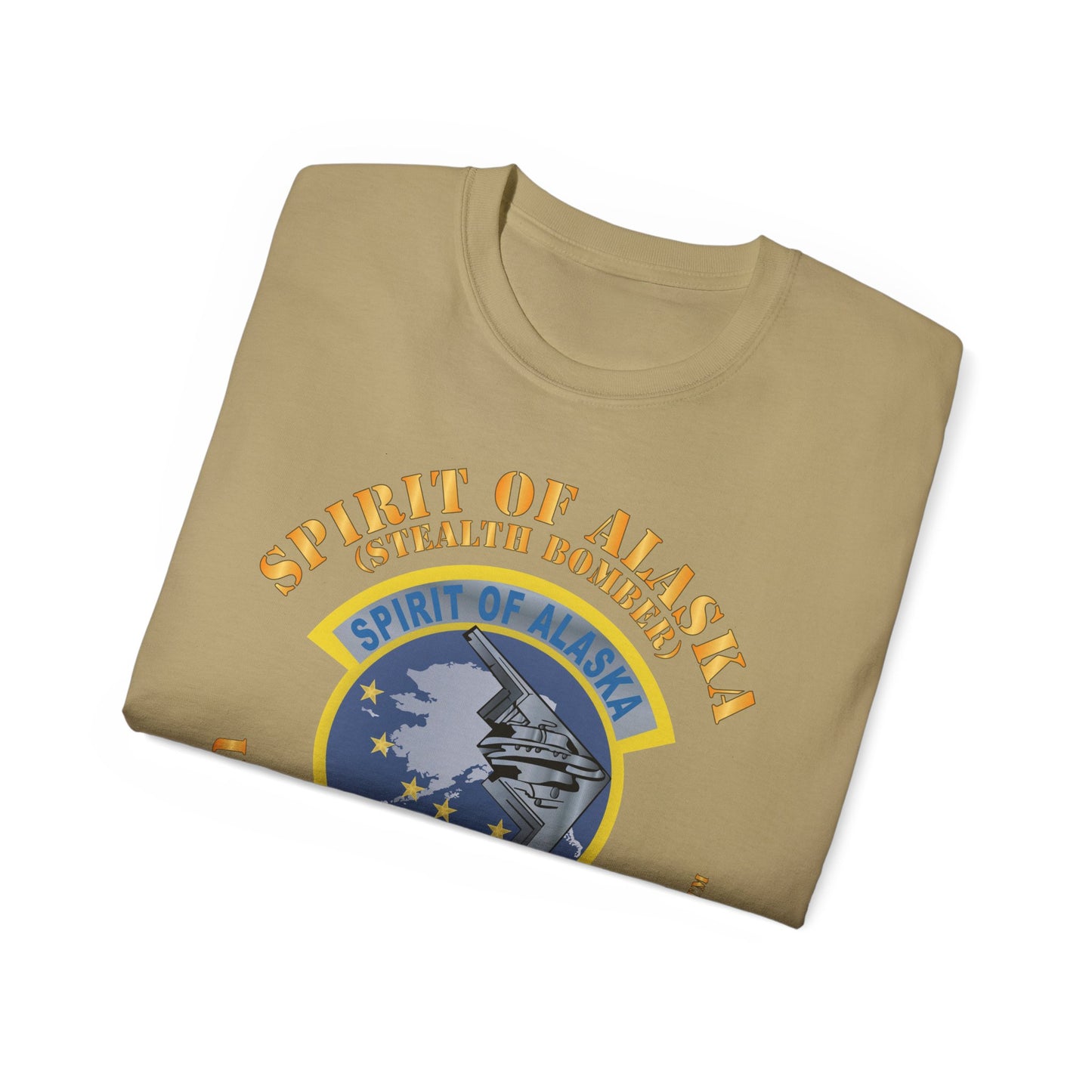 Unisex Ultra Cotton Tee - USAF - B2 - Spirit of Alaska - Stealth Bomber X 300