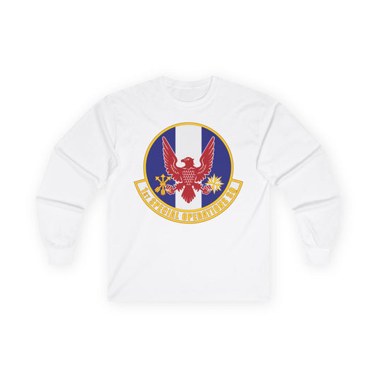 Unisex Ultra Cotton Long Sleeve Tee - USAF - 1st Special Operations Squadron wo txt
