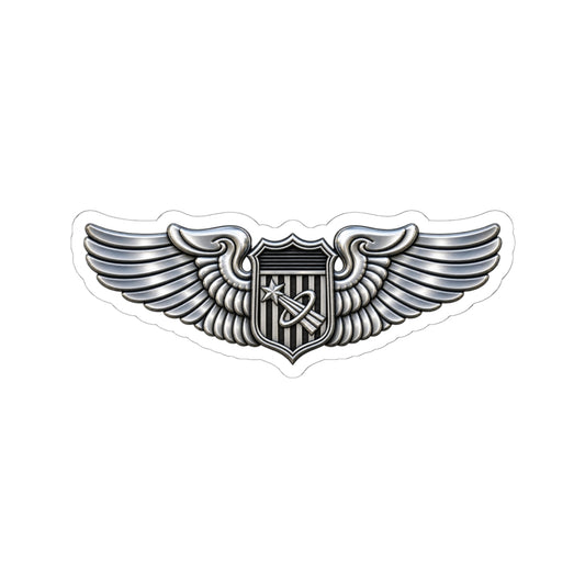 Kiss-Cut Stickers - USAF - Basic Astronaut Badge wo txt - 3D - Enhanced