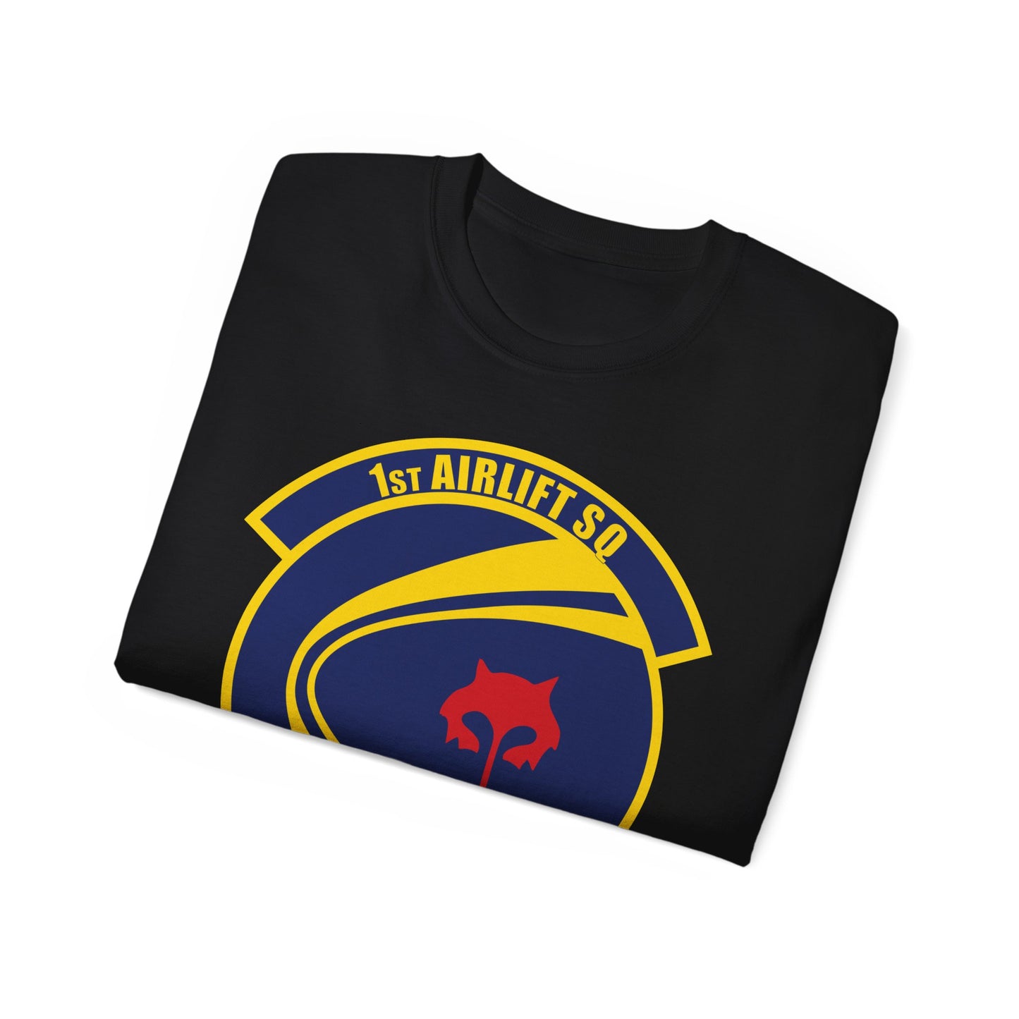 Unisex Ultra Cotton Tee - USAF - 1st Airlift Squadron wo txt X 300