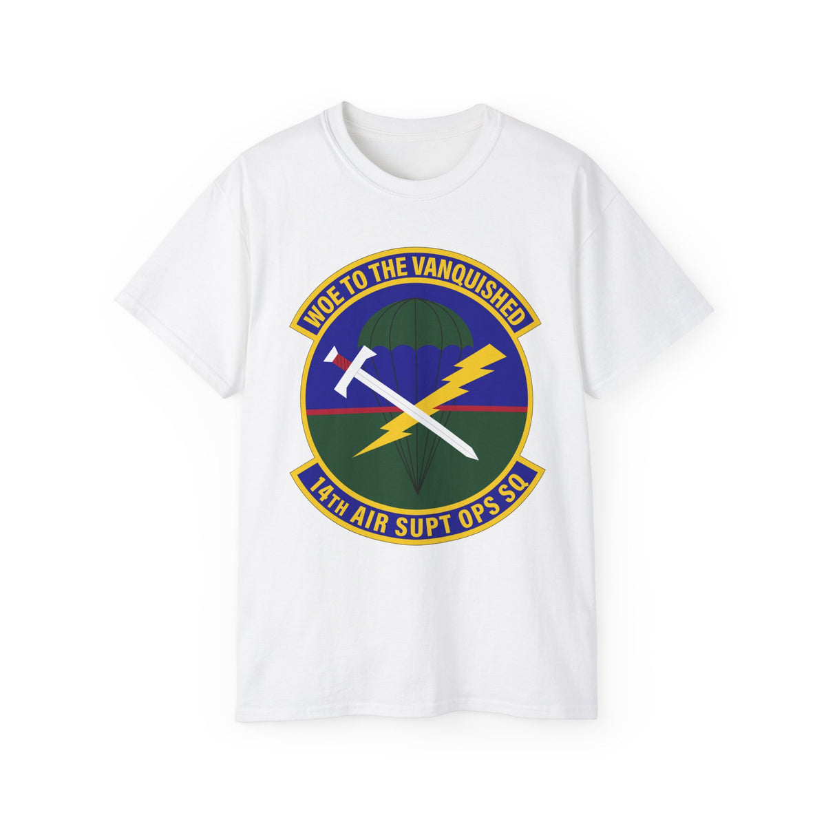 Unisex Ultra Cotton Tee - USAF - 14th Air Support Operations Squadron wo txt