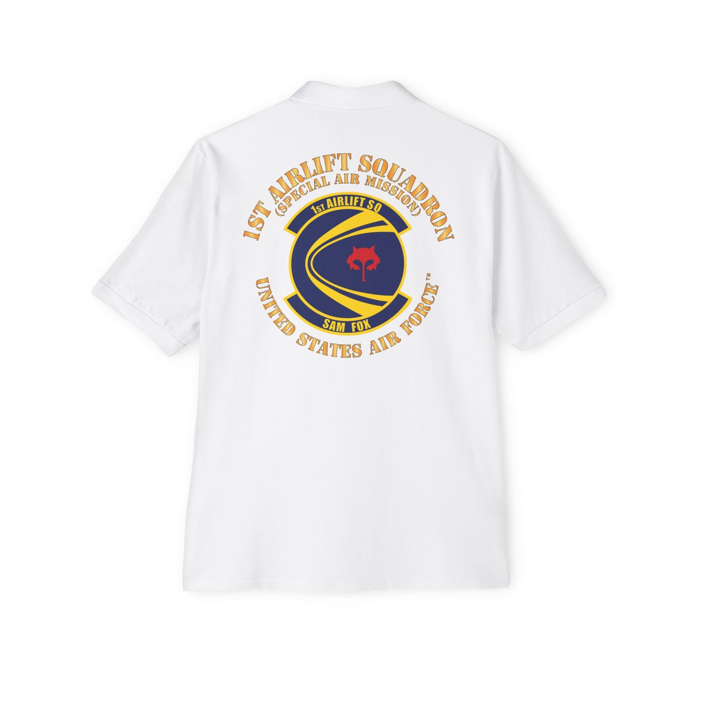 Men's Piqué Polo - USAF - 1st Airlift Squadron X 300