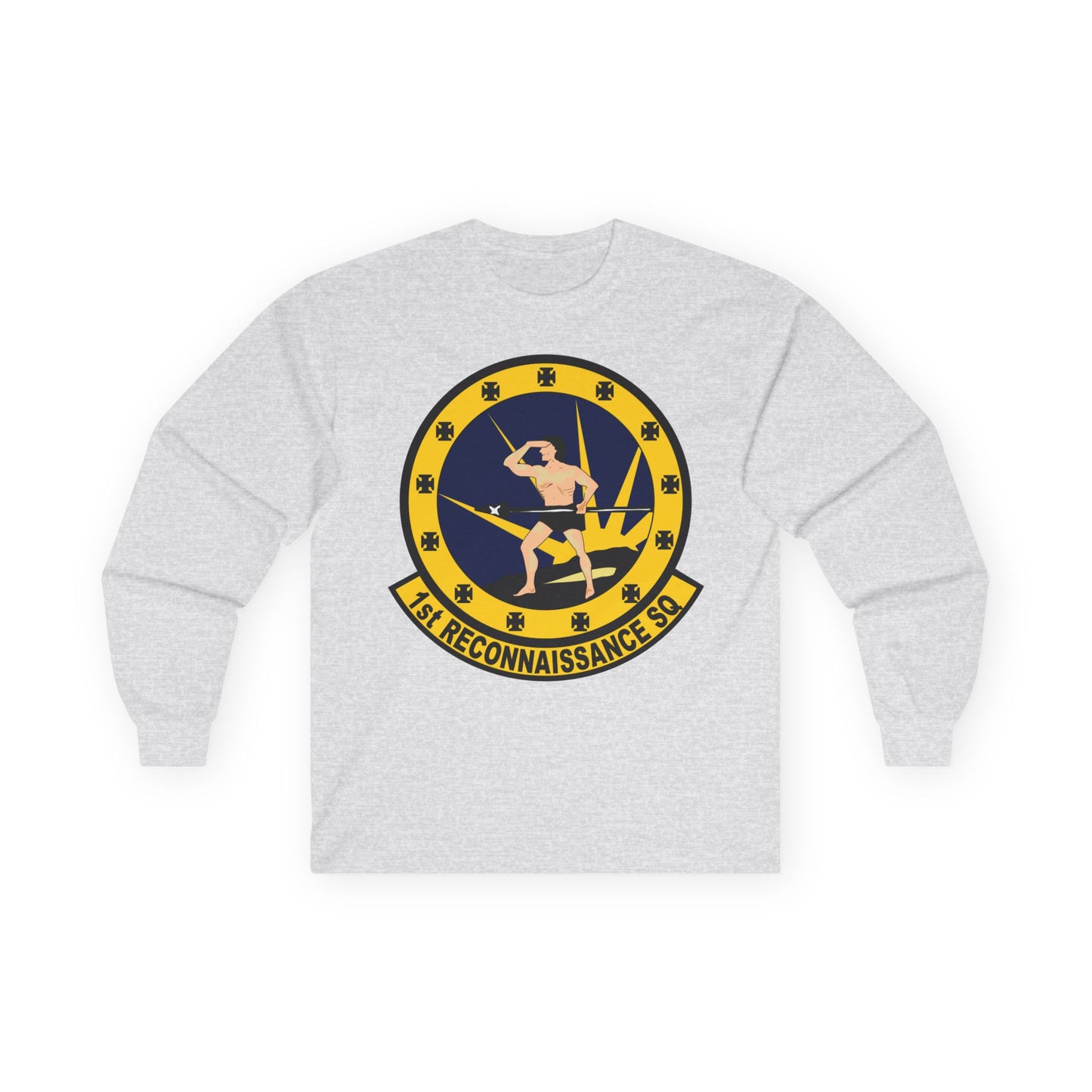 Unisex Ultra Cotton Long Sleeve Tee - USAF - 1st Reconnaissance Squadron wo txt