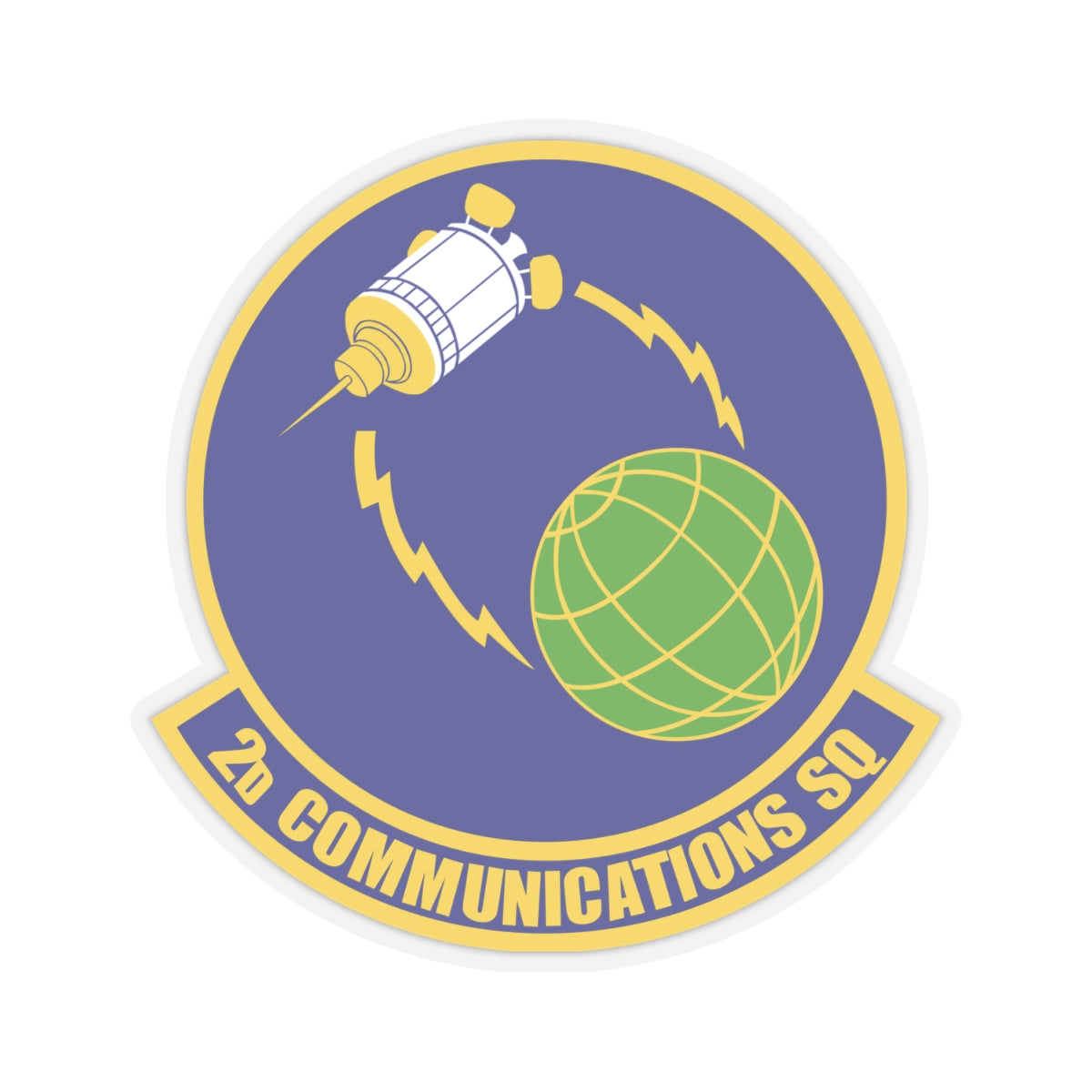Kiss-Cut Stickers - USAF - 2d Communications Squadron wo txt